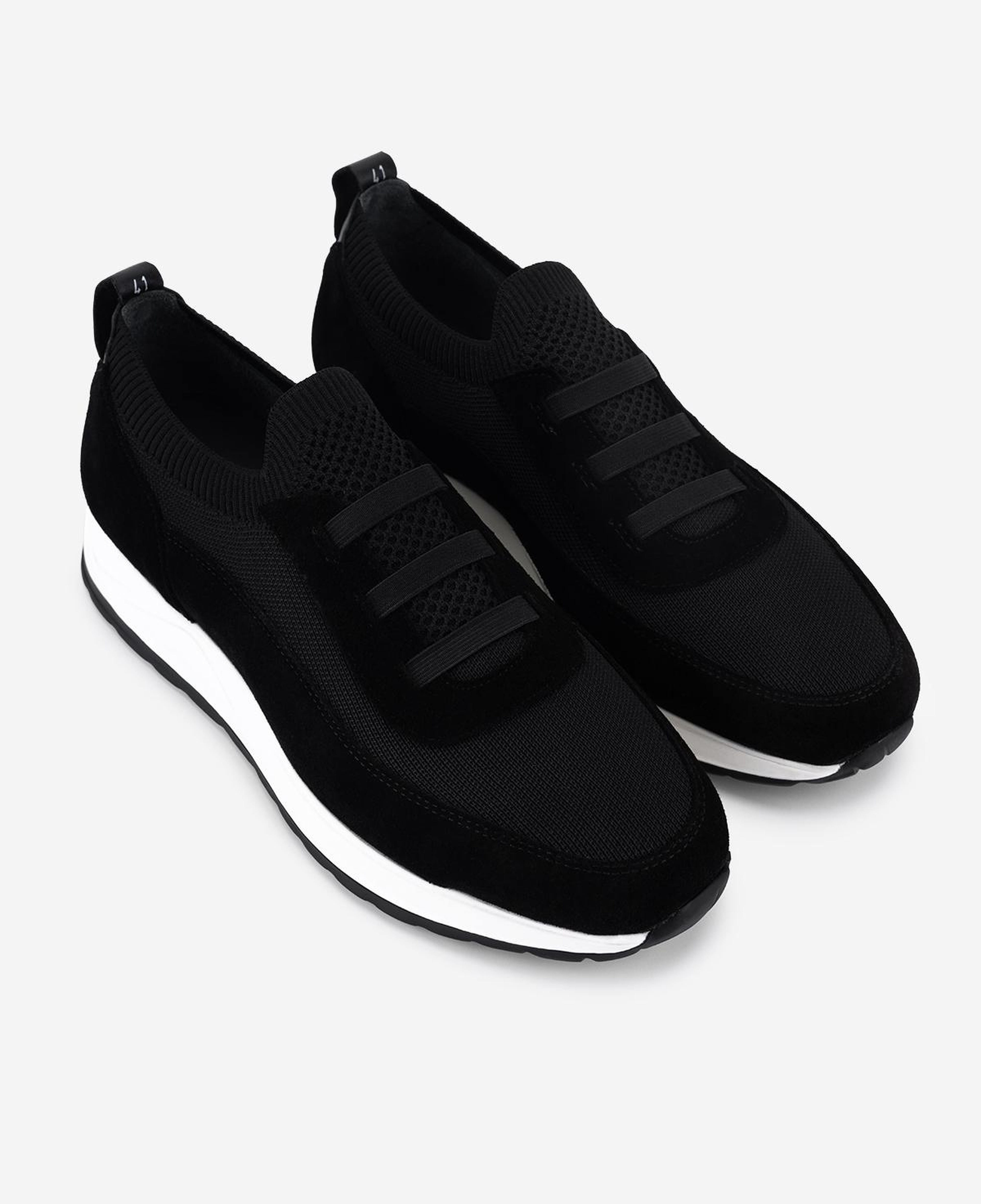Valmenti Erkek Deri & Tekstil Siyah Sneakers & Spor Ayakkabı