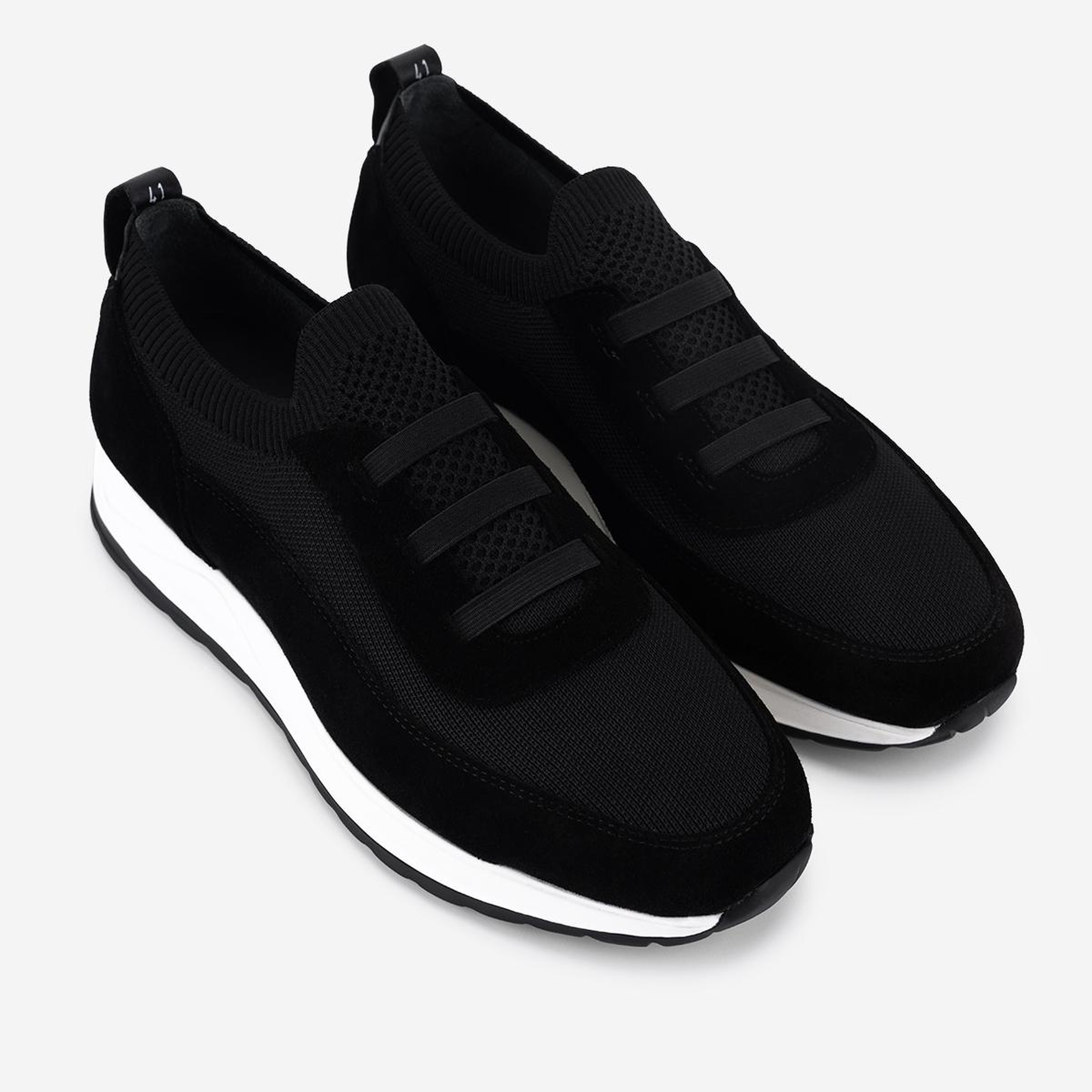 Valmenti Erkek Deri & Tekstil Siyah Sneakers & Spor Ayakkabı