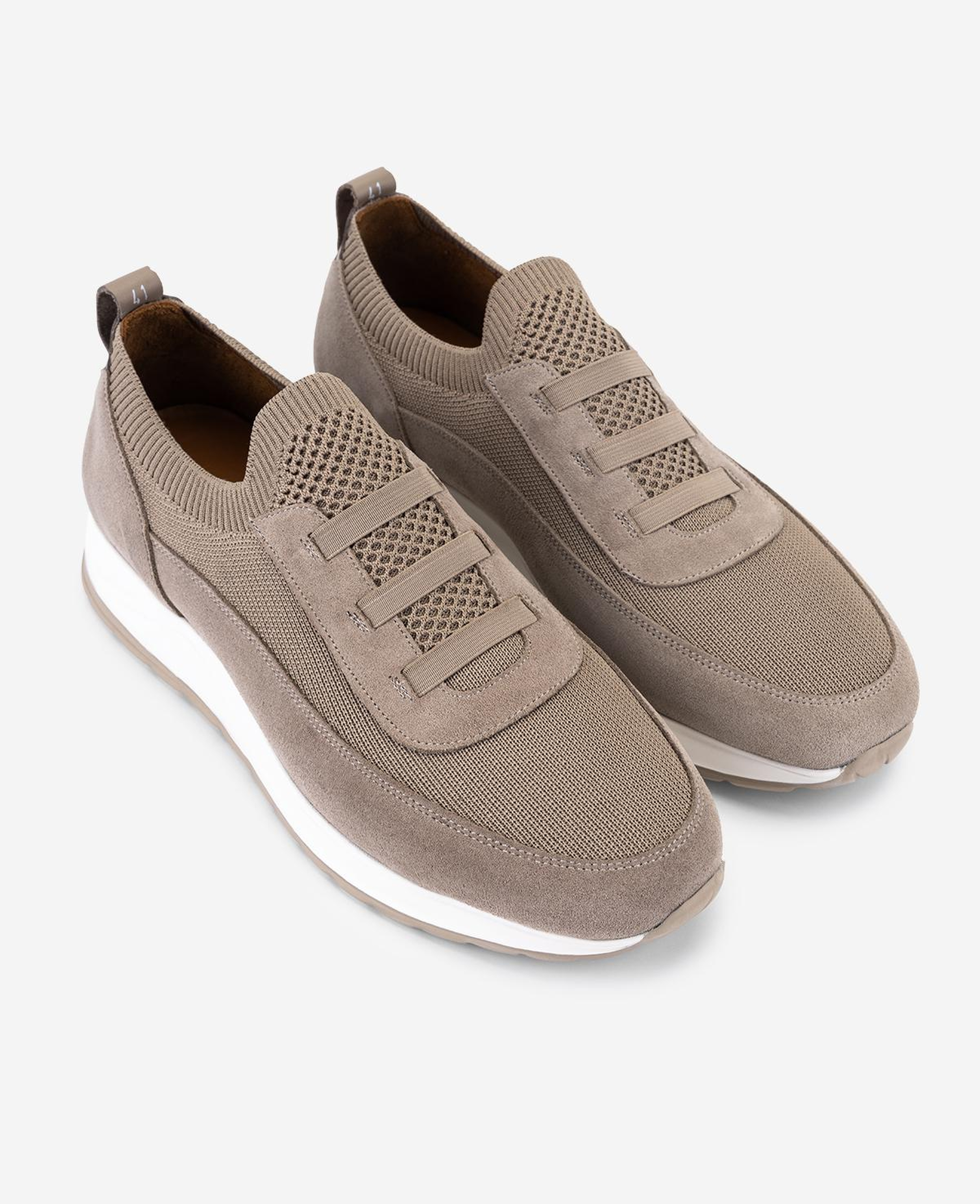 Valmenti Erkek Deri & Tekstil Taupe Sneakers & Spor Ayakkabı