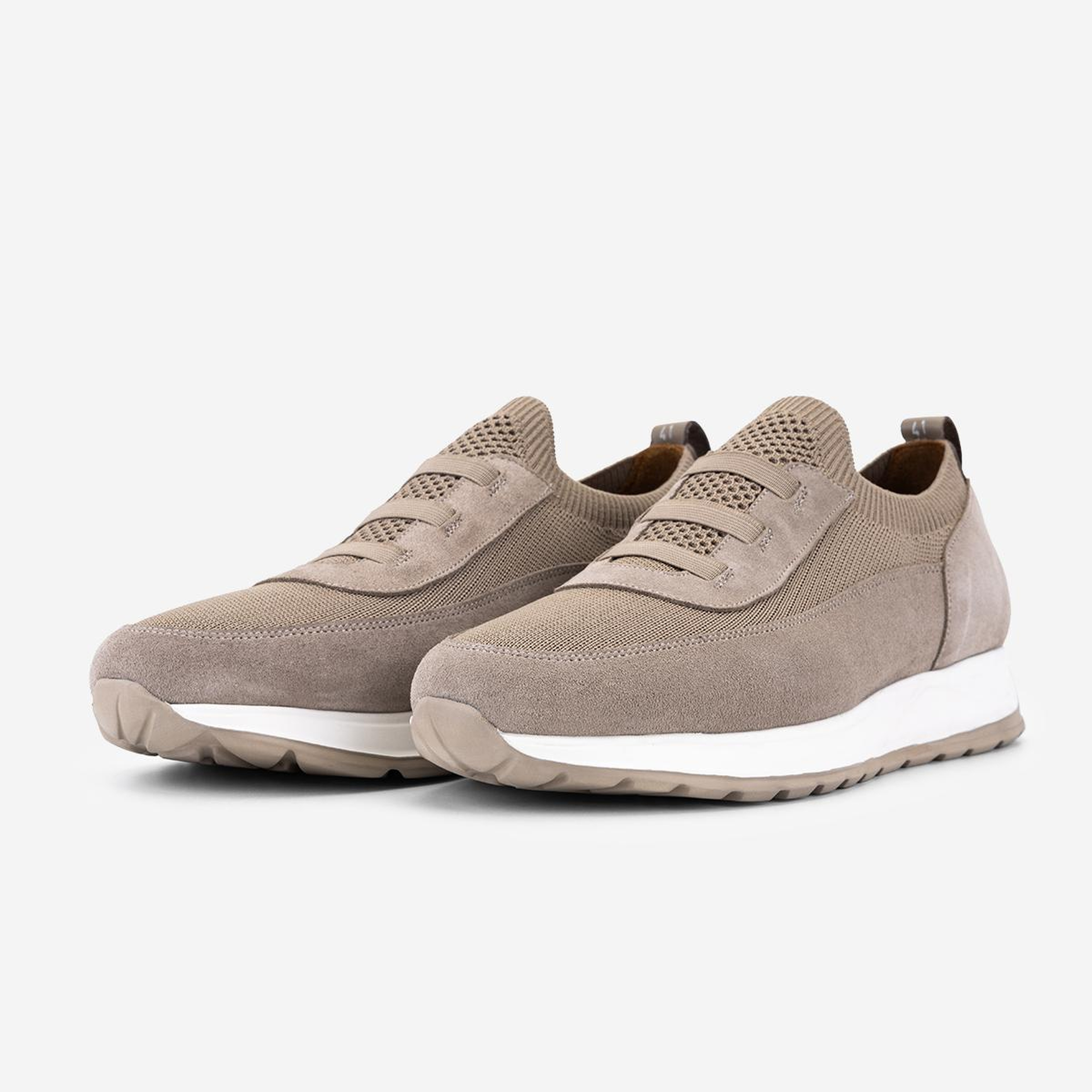 Valmenti Erkek Deri & Tekstil Taupe Sneakers & Spor Ayakkabı