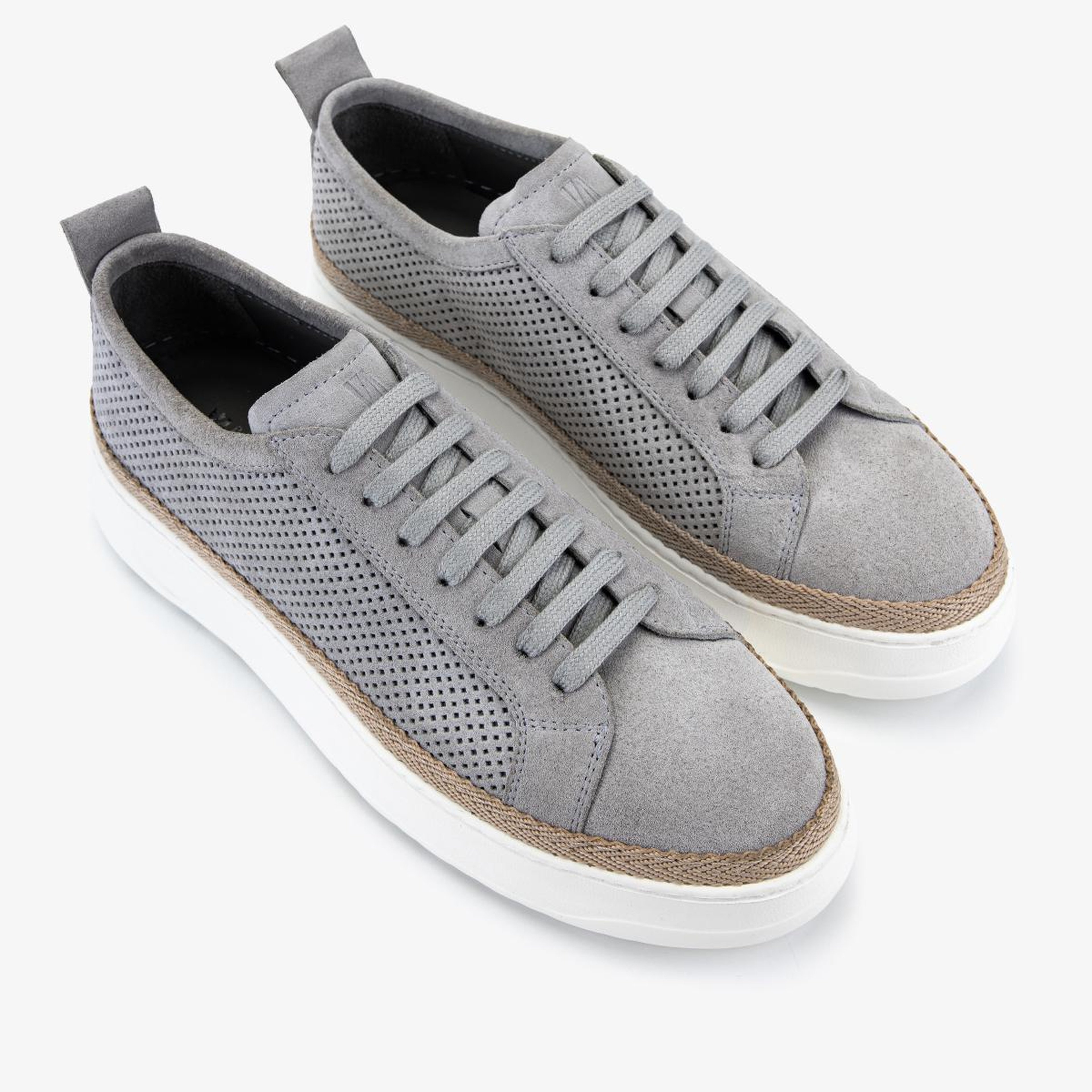 Valmenti Erkek Hakiki Deri Gri Sneakers & Spor Ayakkabı