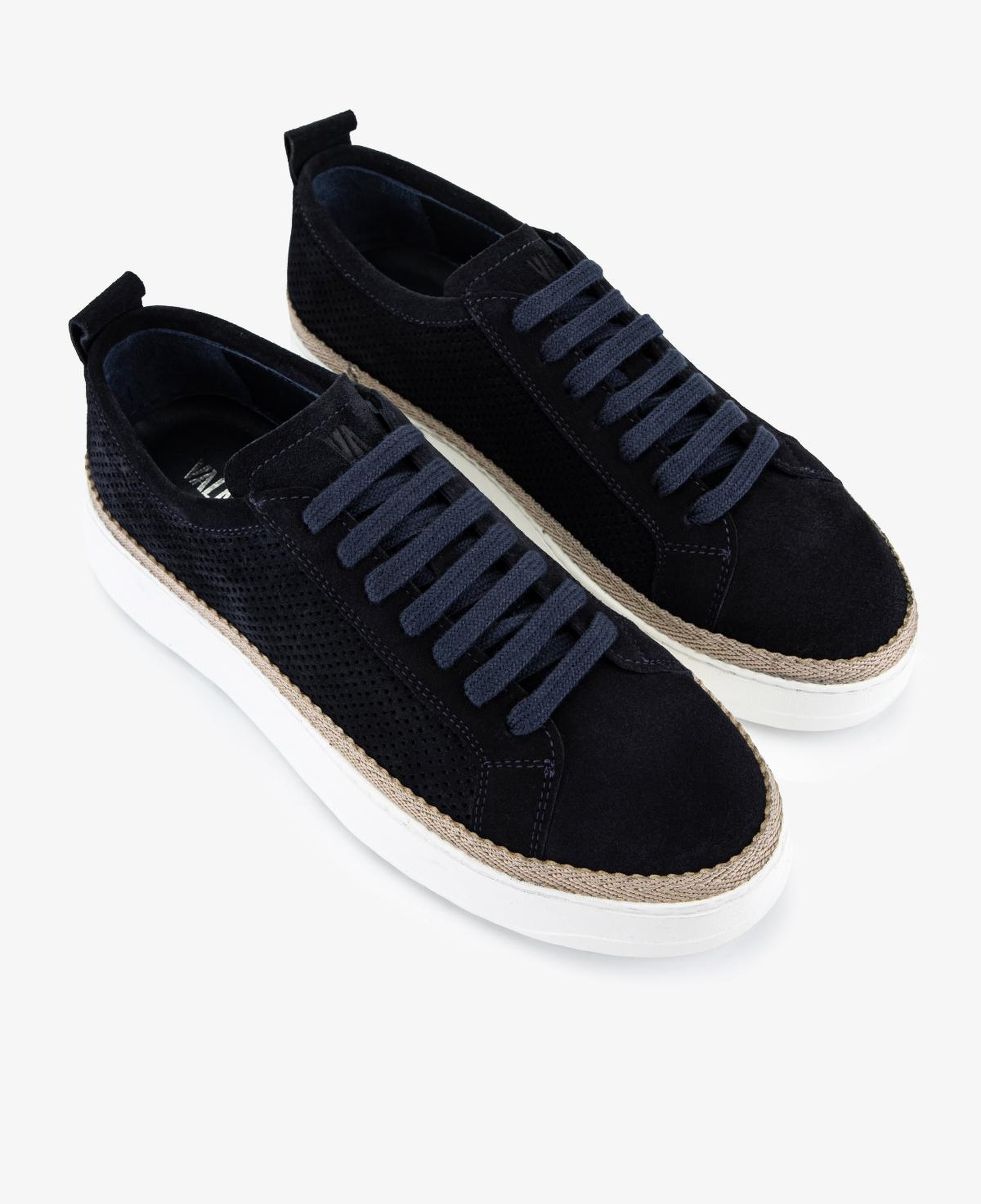 Valmenti Erkek Hakiki Deri Lacivert Süet Sneakers & Spor Ayakkabı