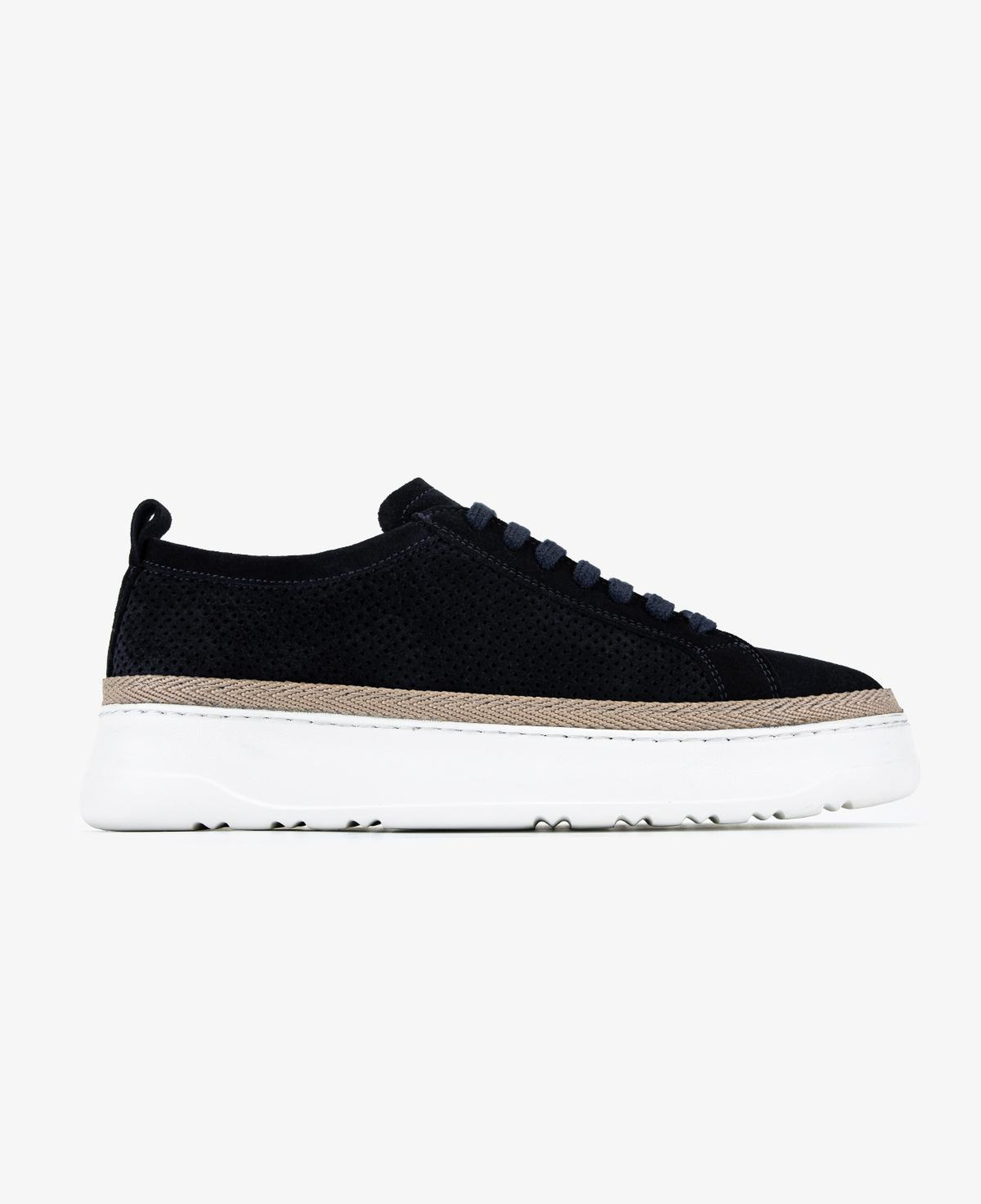 Valmenti Erkek Hakiki Deri Lacivert Süet Sneakers & Spor Ayakkabı
