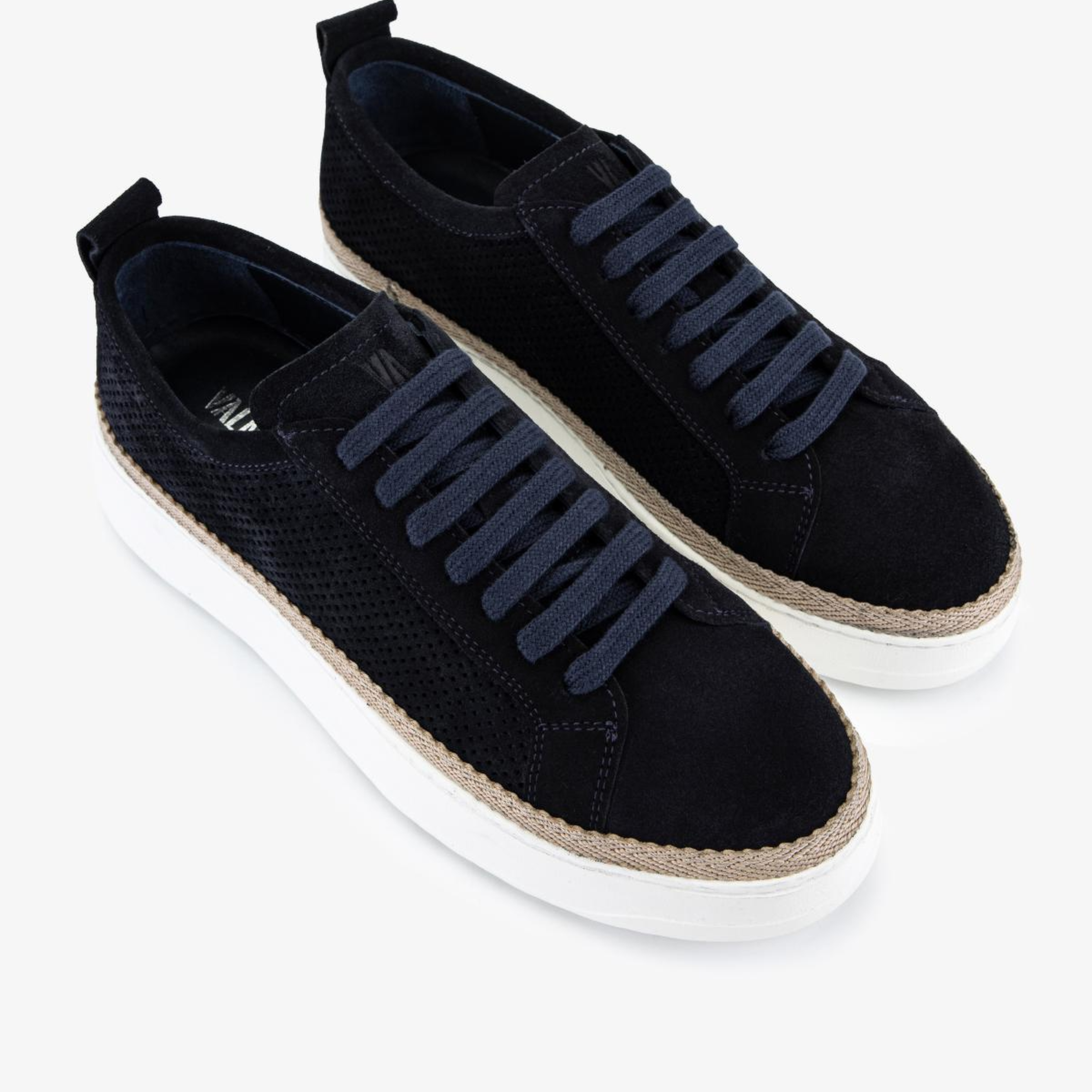 Valmenti Erkek Hakiki Deri Lacivert Süet Sneakers & Spor Ayakkabı