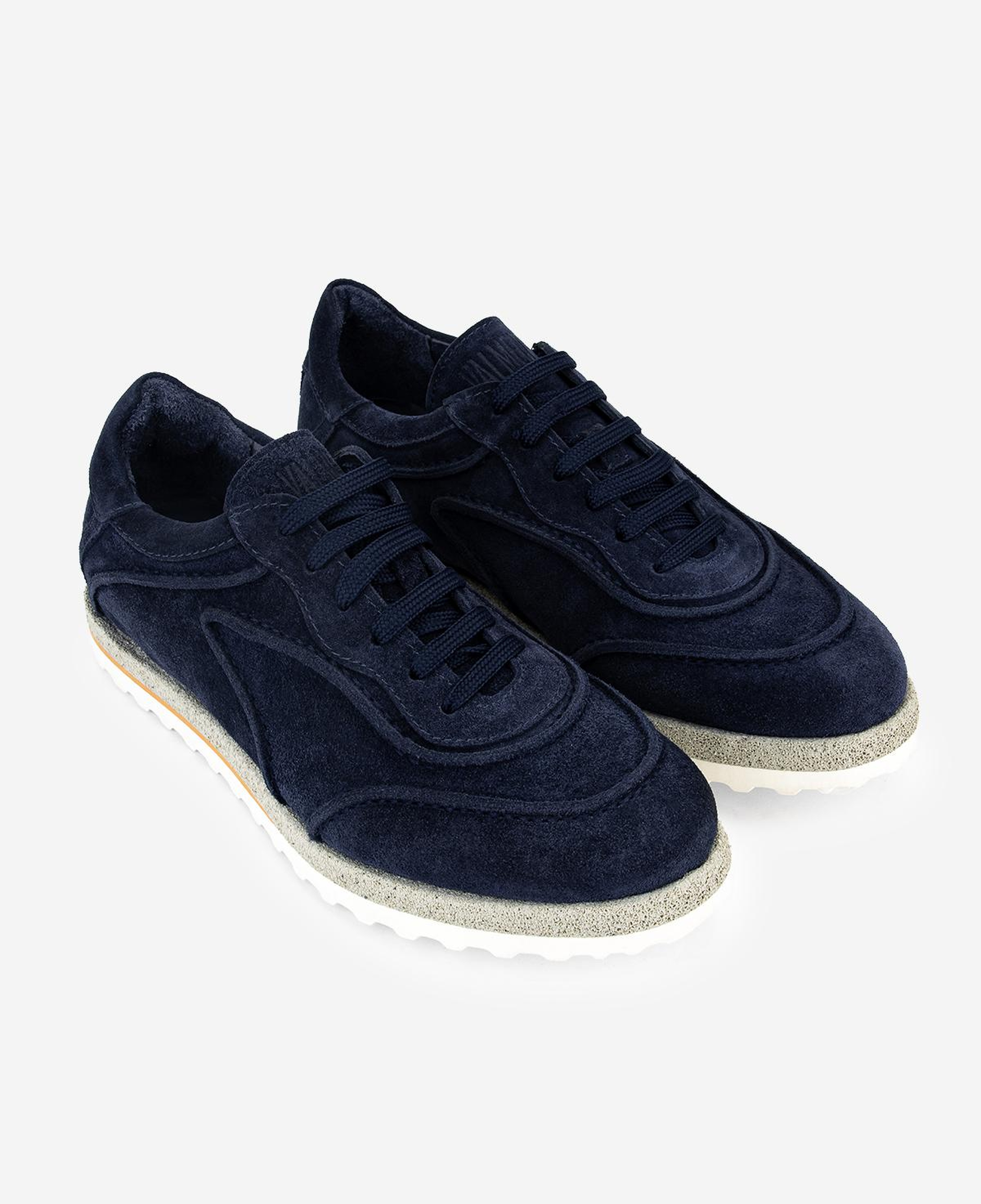 Valmenti Erkek Hakiki Deri Lacivert Süet Sneakers & Spor Ayakkabı
