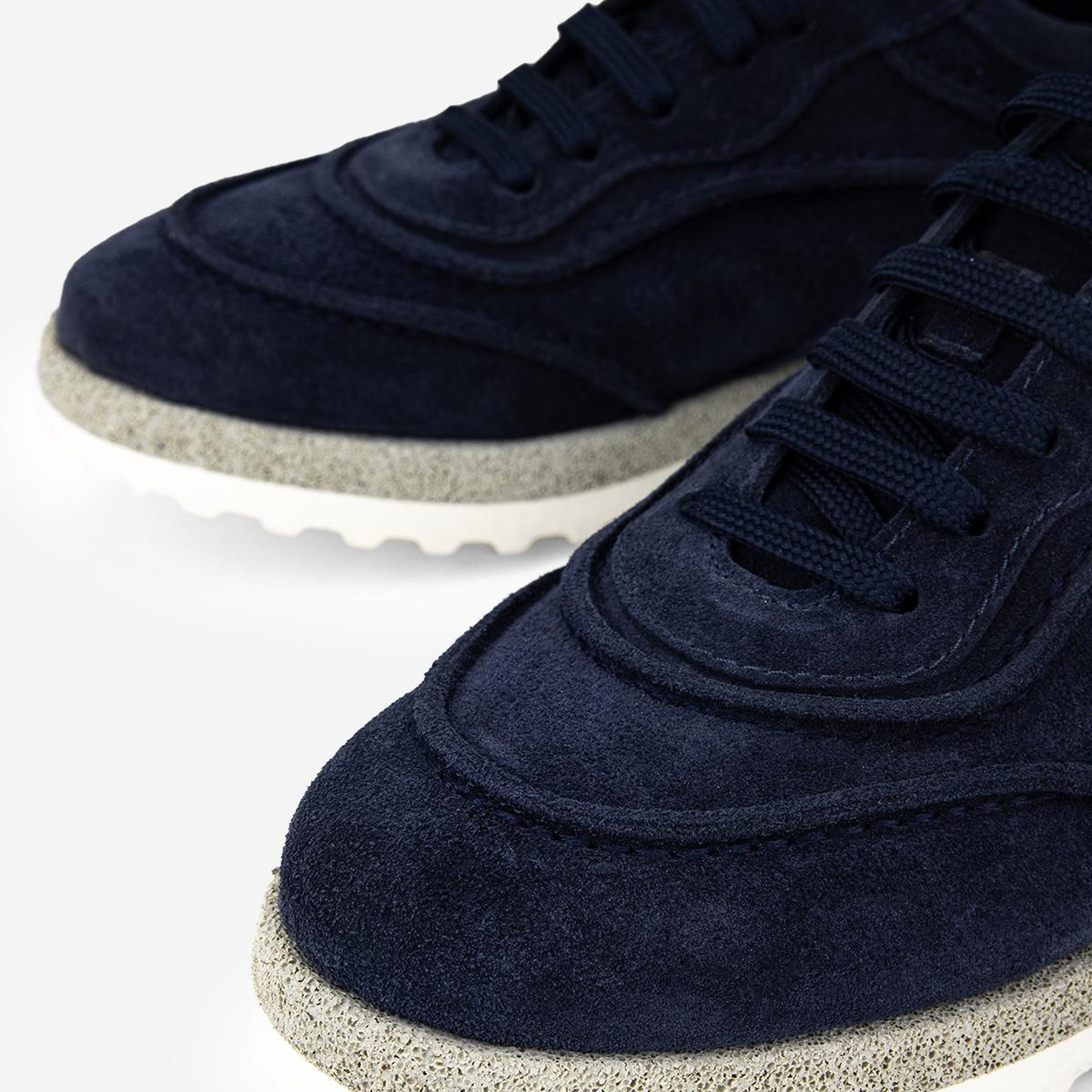 Valmenti Erkek Hakiki Deri Lacivert Süet Sneakers & Spor Ayakkabı