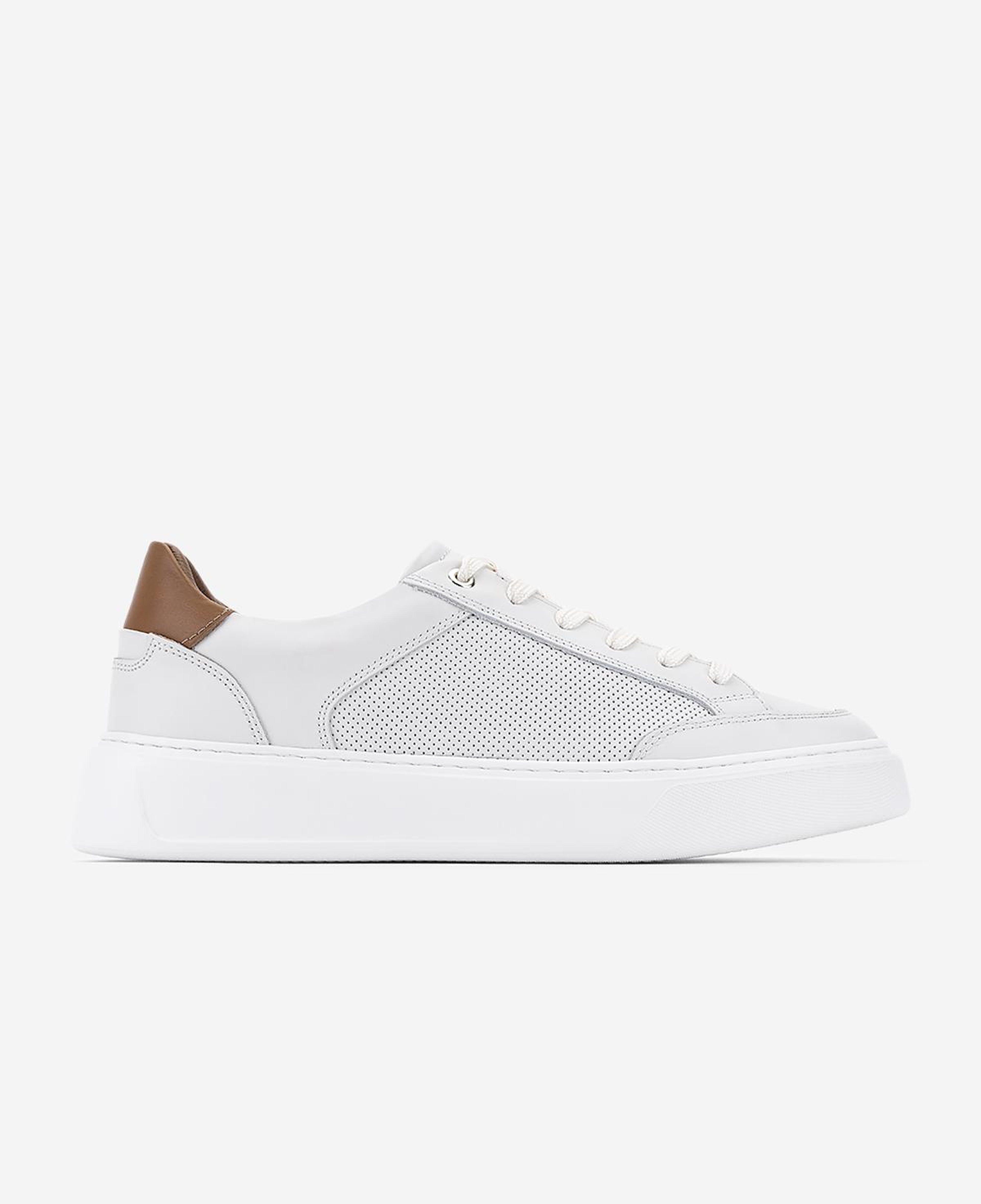 Valmenti Erkek Hakiki Deri Beyaz Sneakers & Spor Ayakkabı