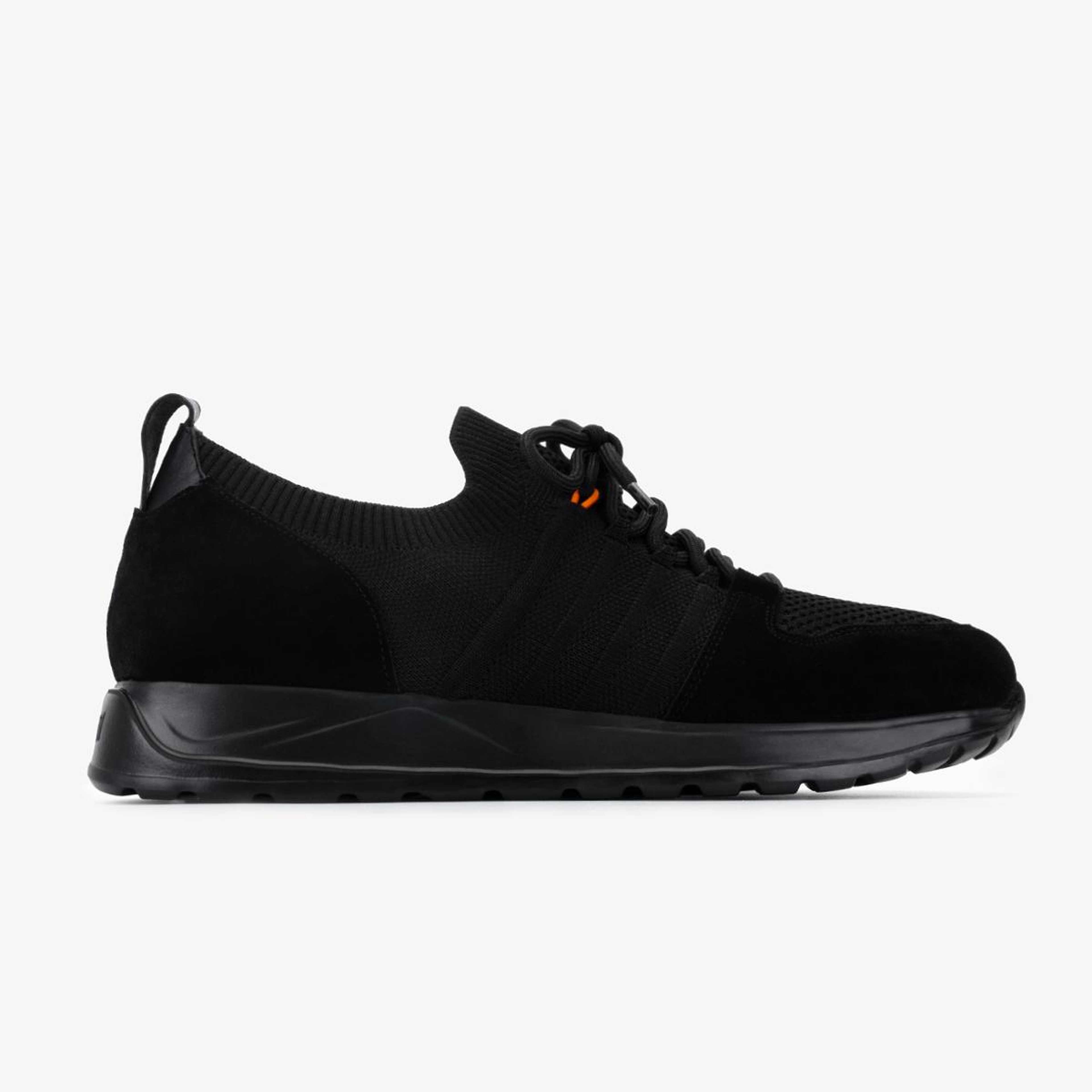 Valmenti Erkek Deri & Tekstil Siyah Süet Sneakers & Spor Ayakkabı