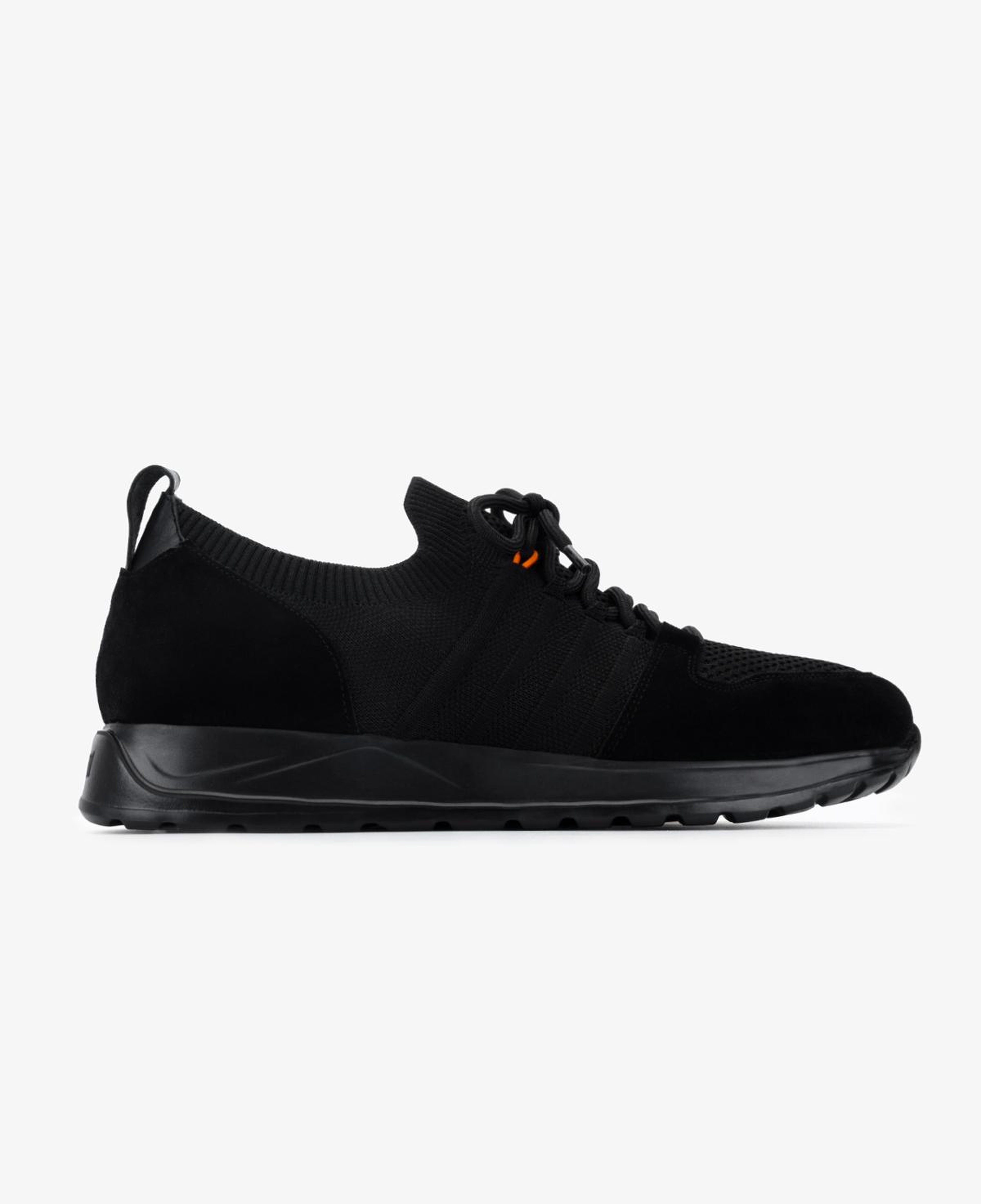 Valmenti Erkek Deri & Tekstil Siyah Süet Sneakers & Spor Ayakkabı