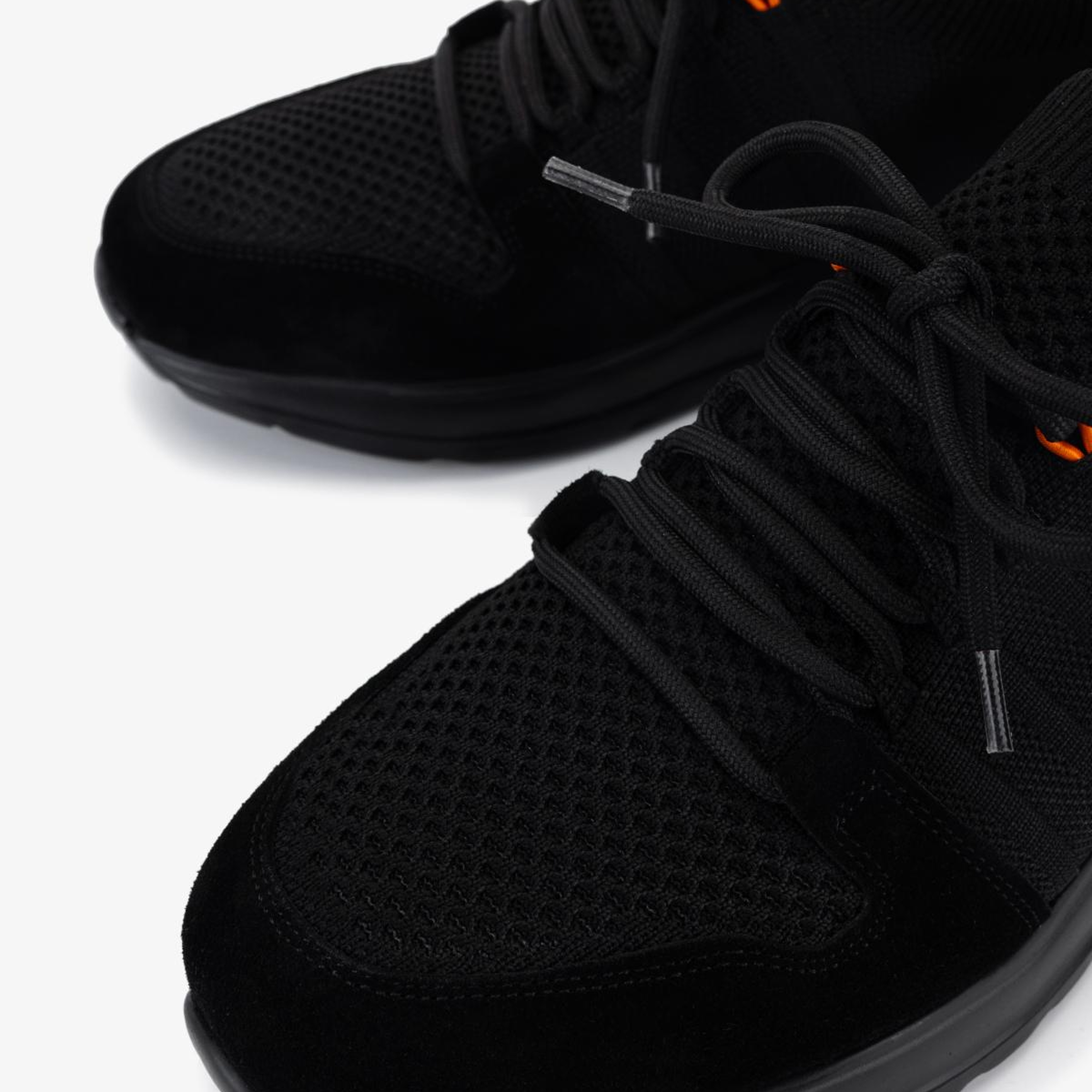 Valmenti Erkek Deri & Tekstil Siyah Süet Sneakers & Spor Ayakkabı