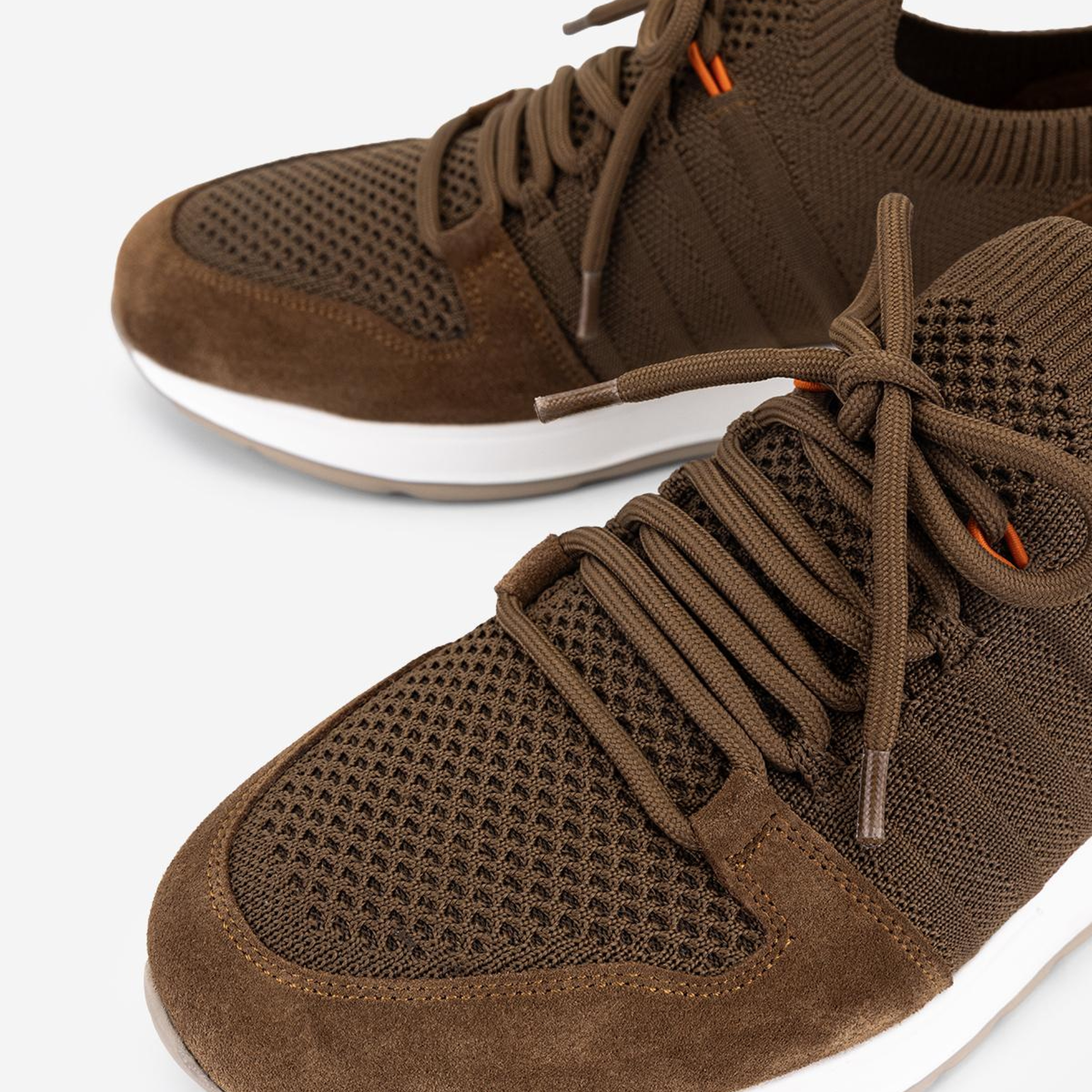 Valmenti Erkek Deri & Tekstil Taba Sneakers & Spor Ayakkabı