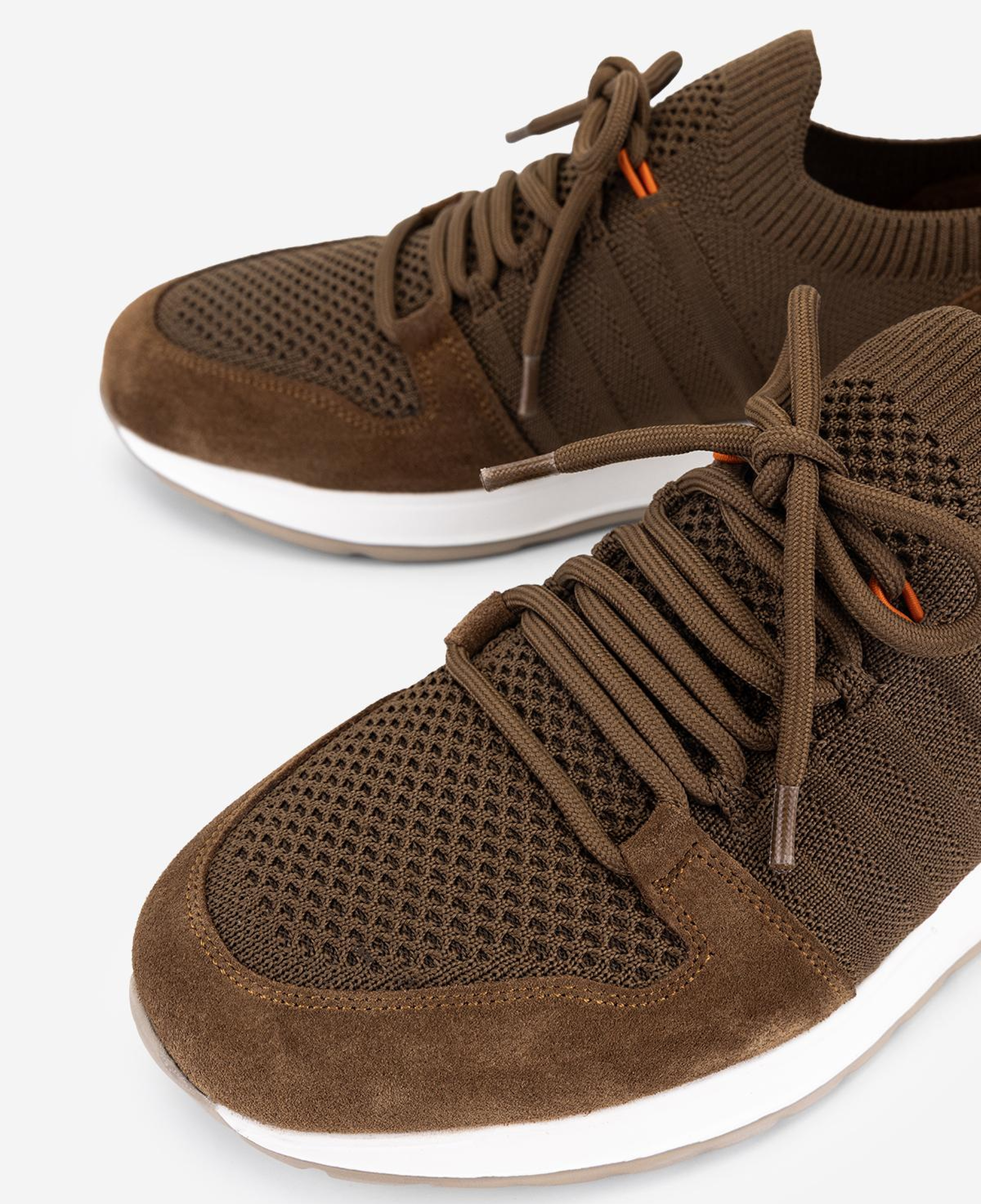 Valmenti Erkek Deri & Tekstil Taba Sneakers & Spor Ayakkabı