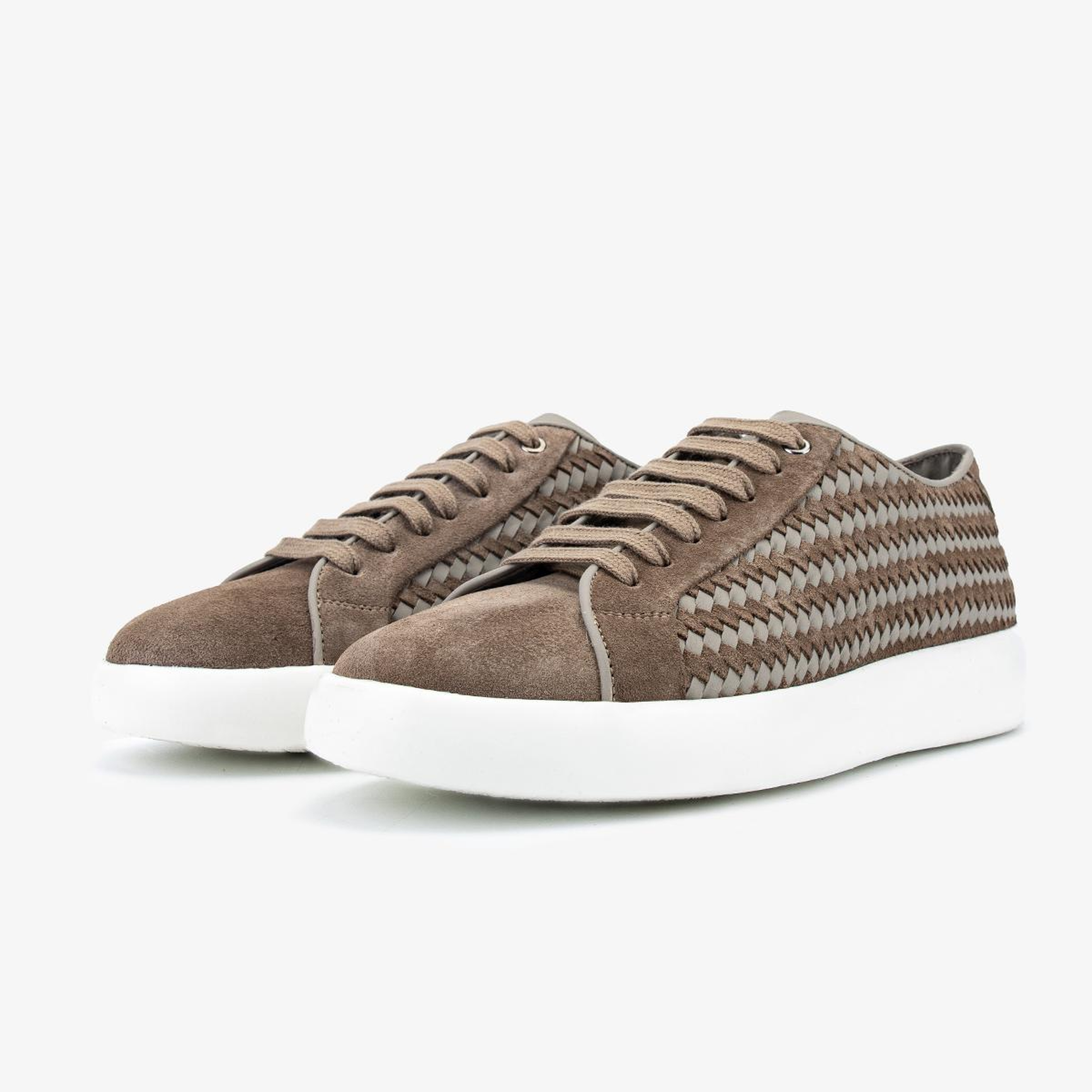 Valmenti Erkek Hakiki Deri Bej Sneakers & Spor Ayakkabı