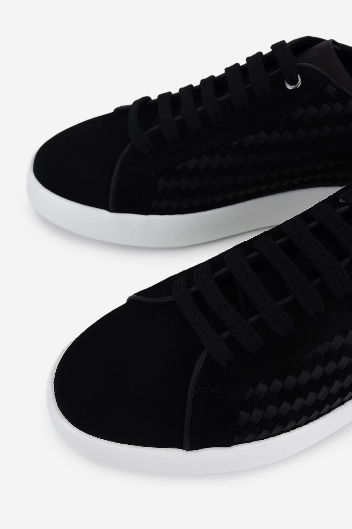 Valmenti Erkek Hakiki Deri Siyah Sneakers & Spor Ayakkabı