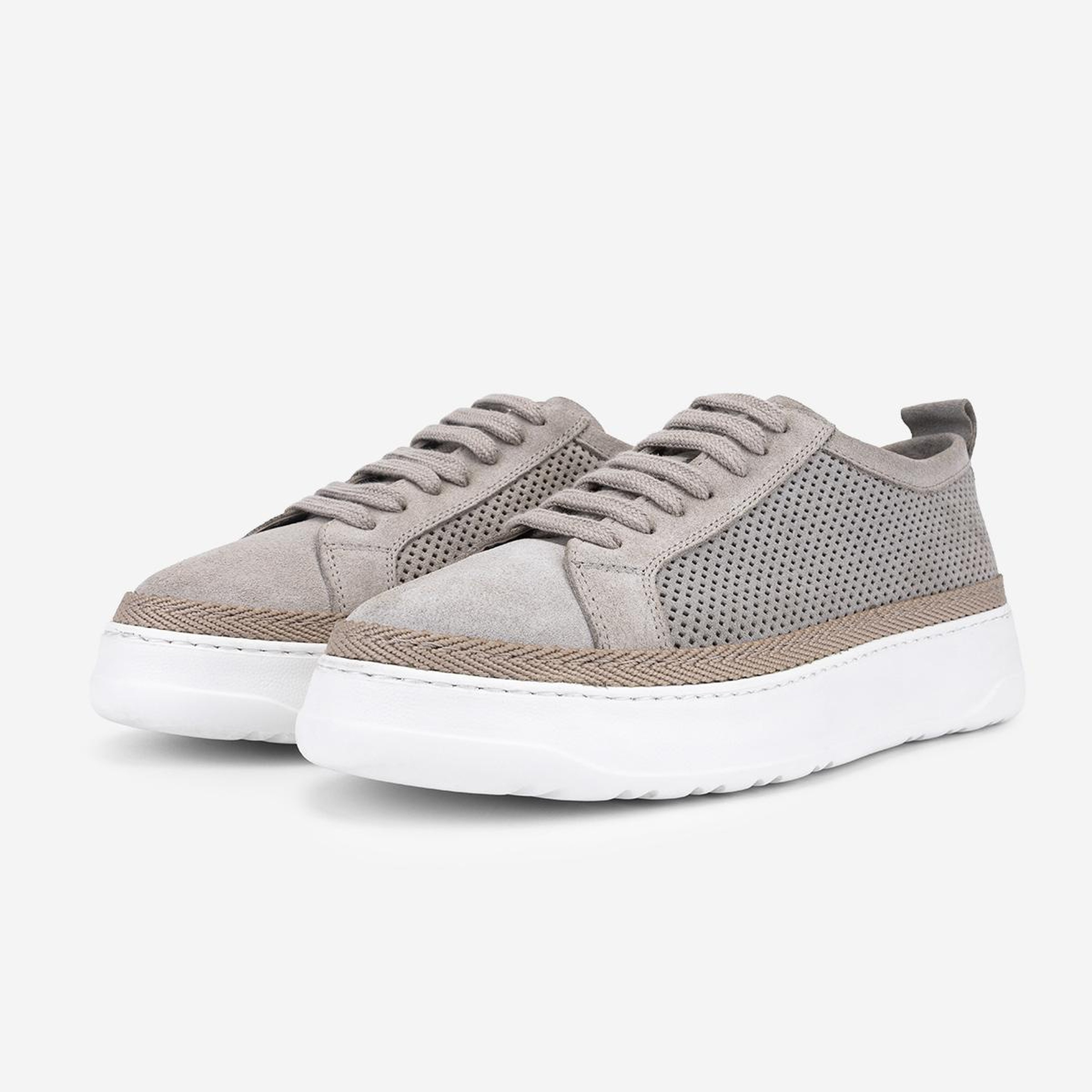 Valmenti Erkek Hakiki Deri Bej Sneakers & Spor Ayakkabı