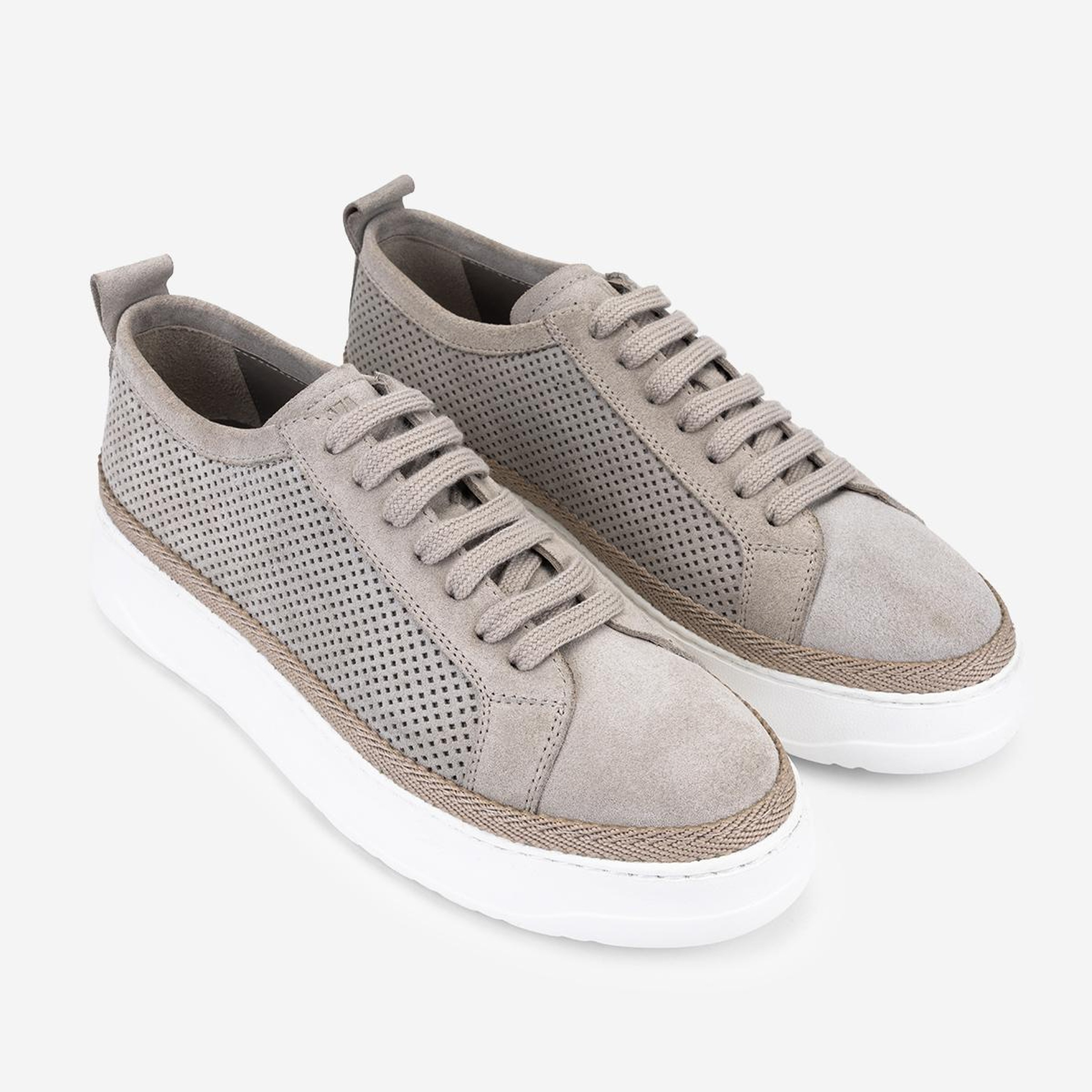 Valmenti Erkek Hakiki Deri Bej Sneakers & Spor Ayakkabı