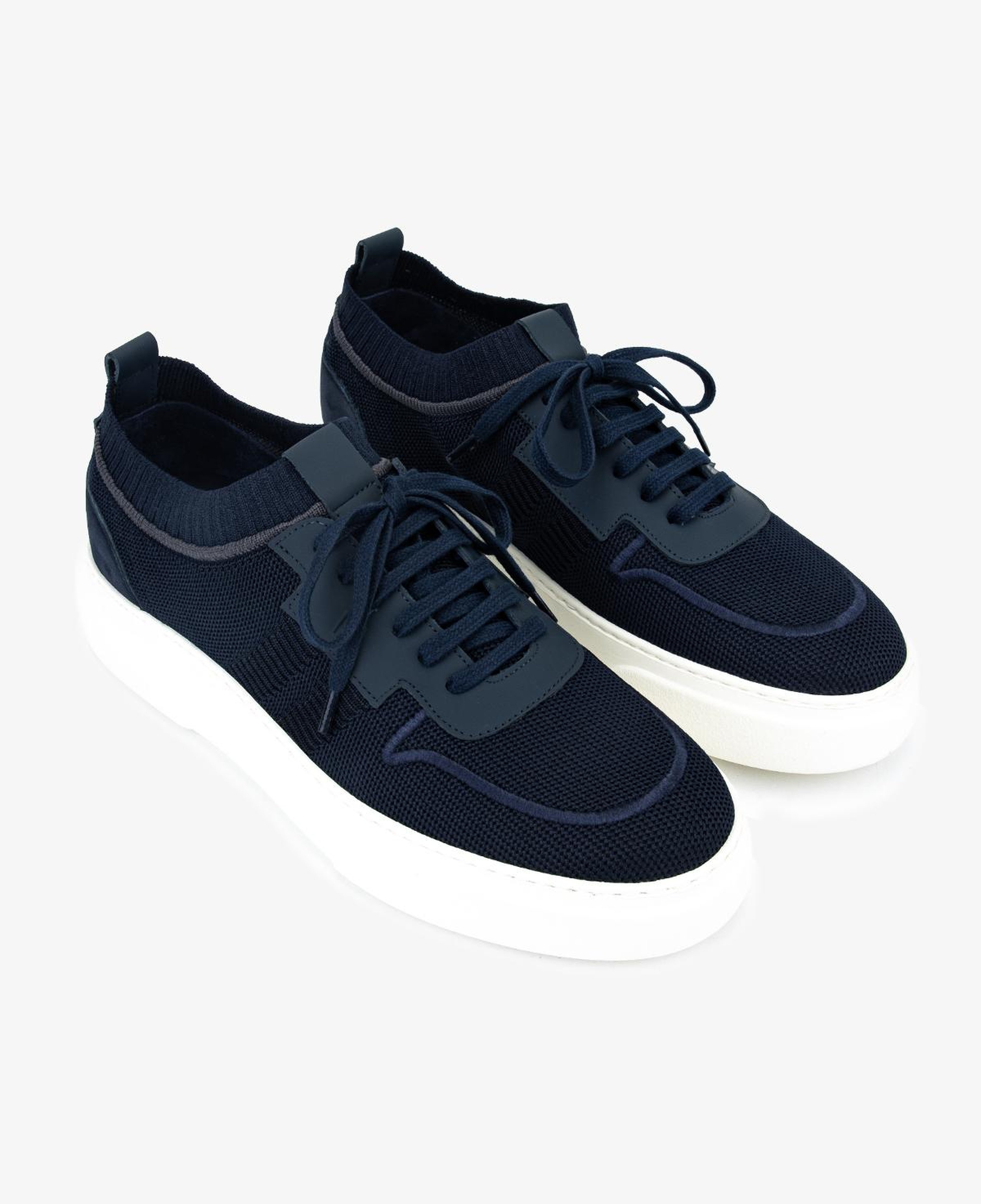Valmenti Erkek Deri & Tekstil Lacivert Sneakers & Spor Ayakkabı