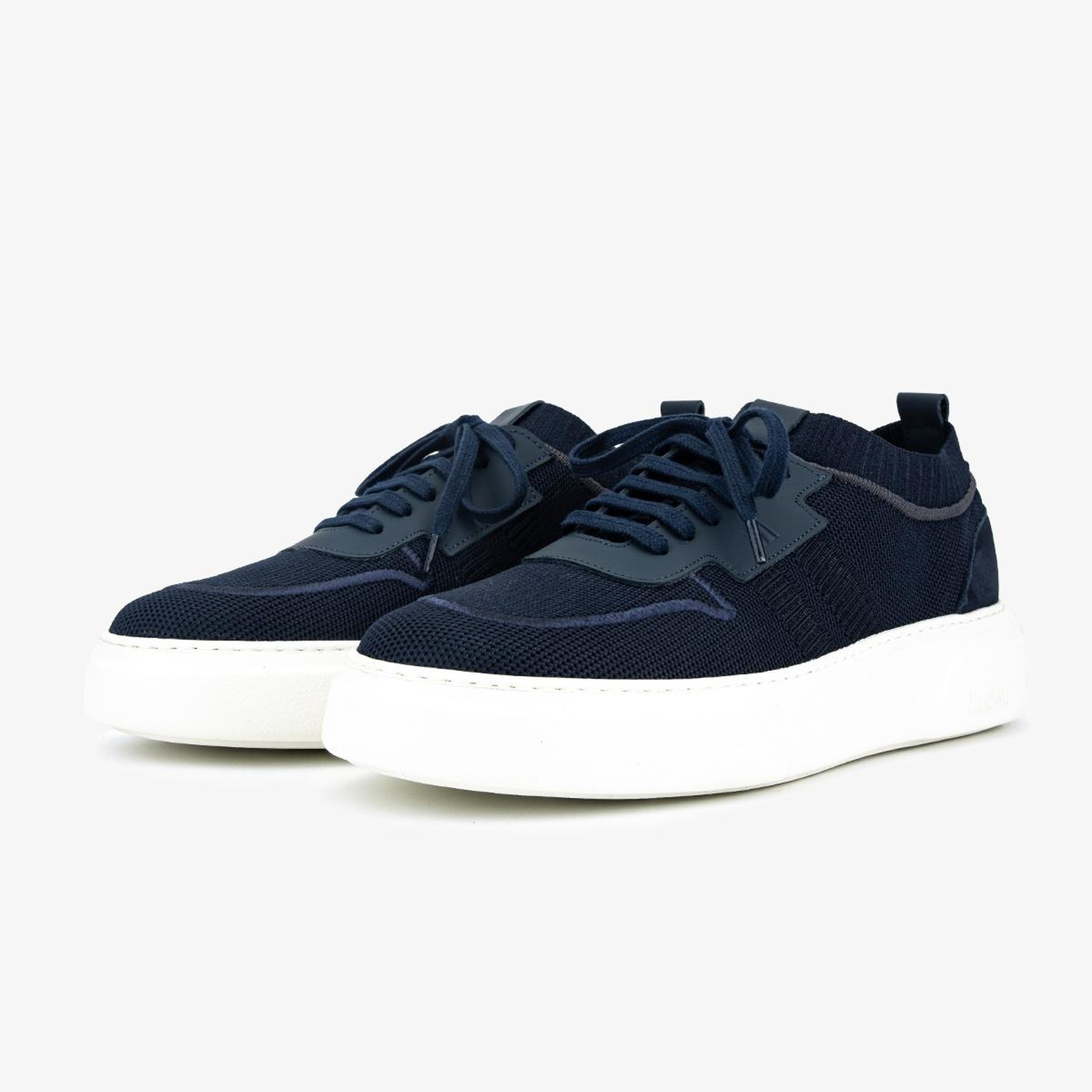 Valmenti Erkek Deri & Tekstil Lacivert Sneakers & Spor Ayakkabı