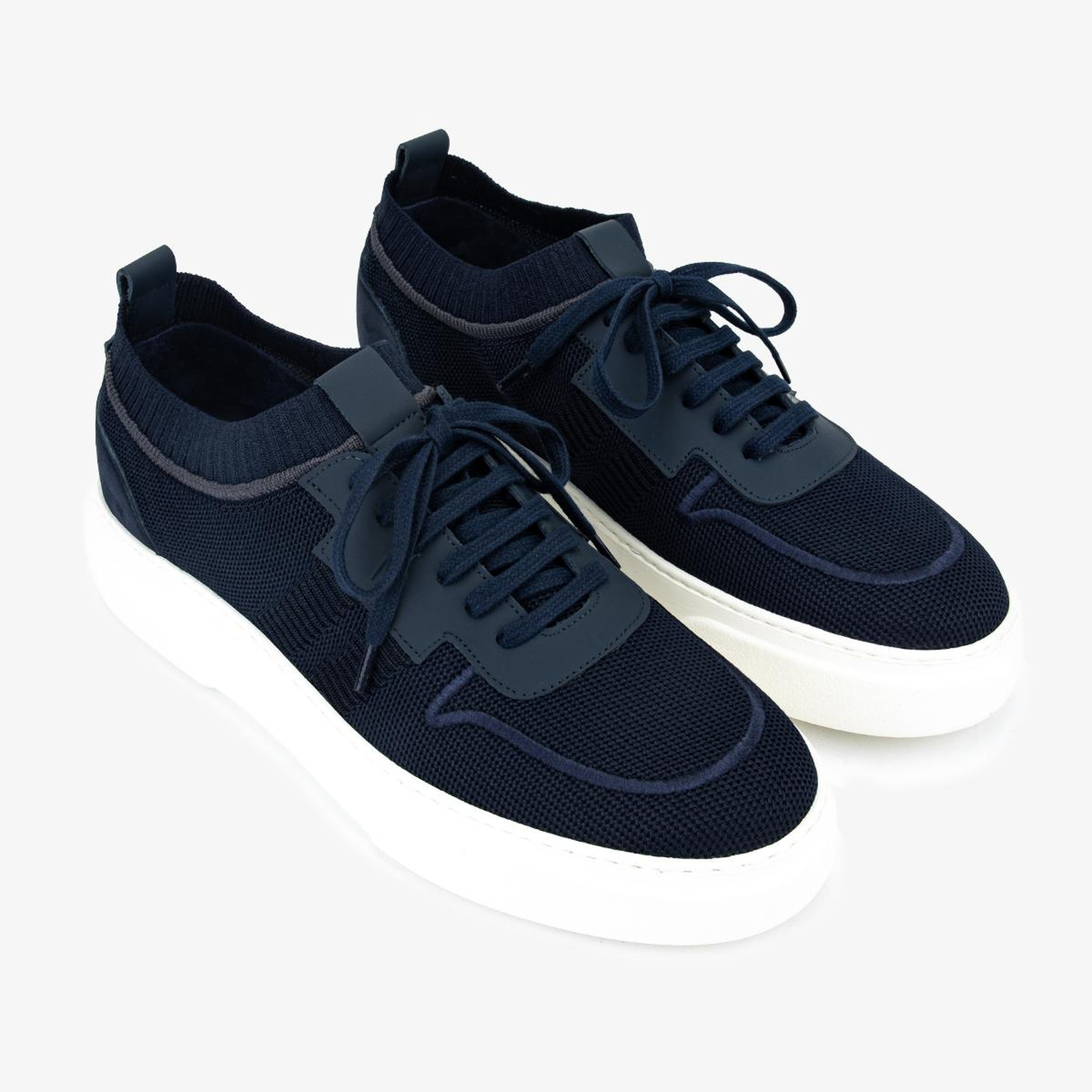 Valmenti Erkek Deri & Tekstil Lacivert Sneakers & Spor Ayakkabı