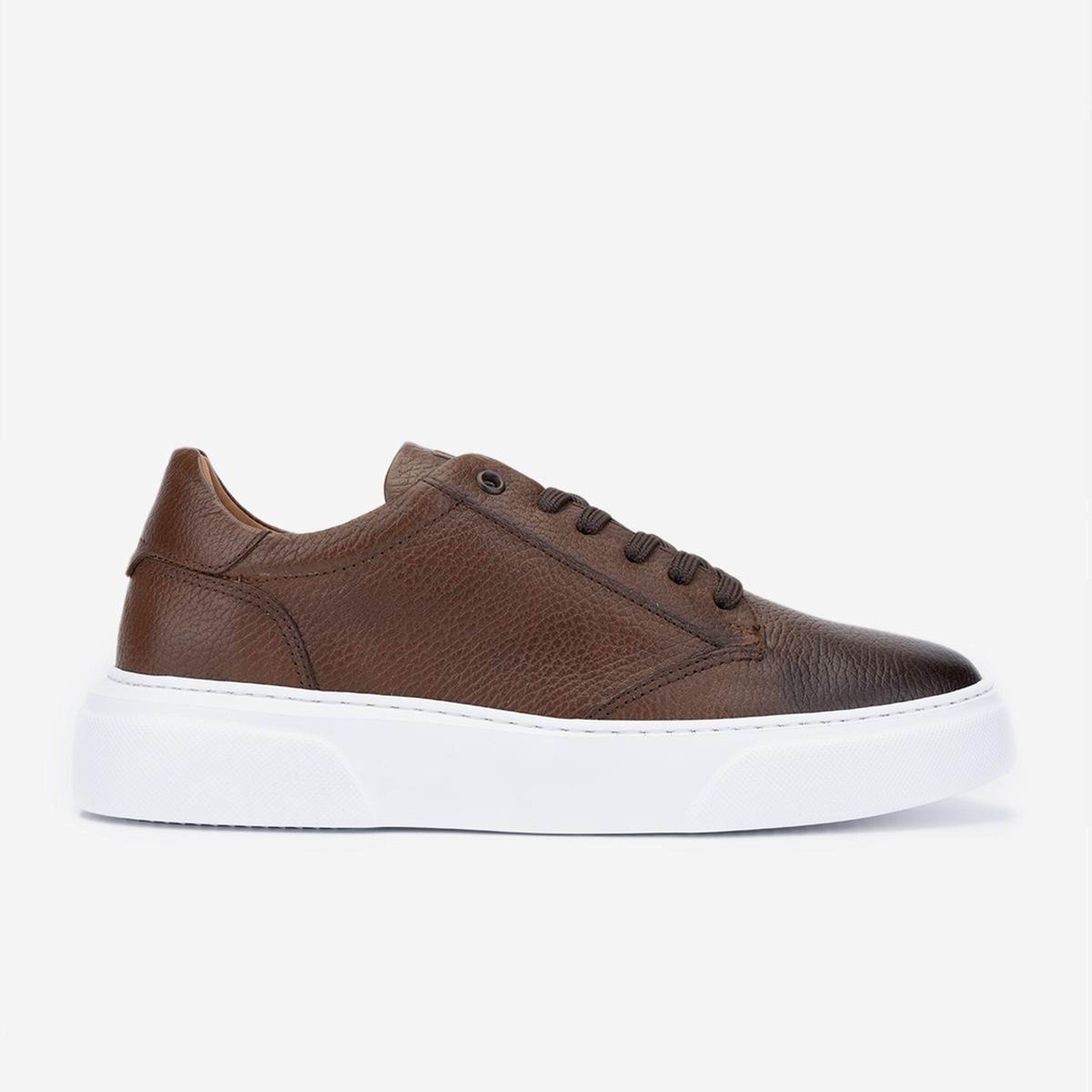 Valmenti Erkek Hakiki Deri Kahverengi Sneakers & Spor Ayakkabı