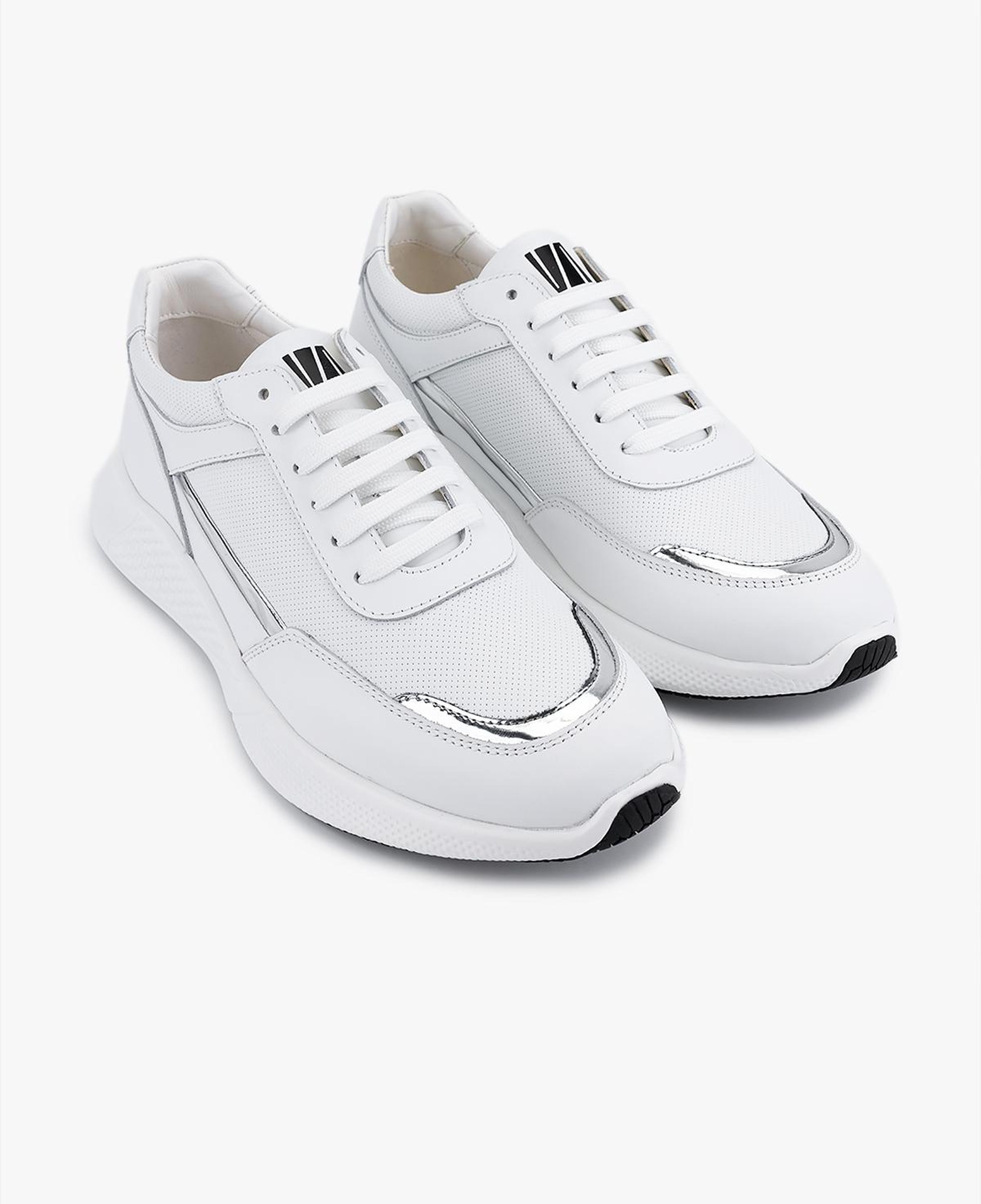 Valmenti Erkek Hakiki Deri Beyaz Sneakers & Spor Ayakkabı