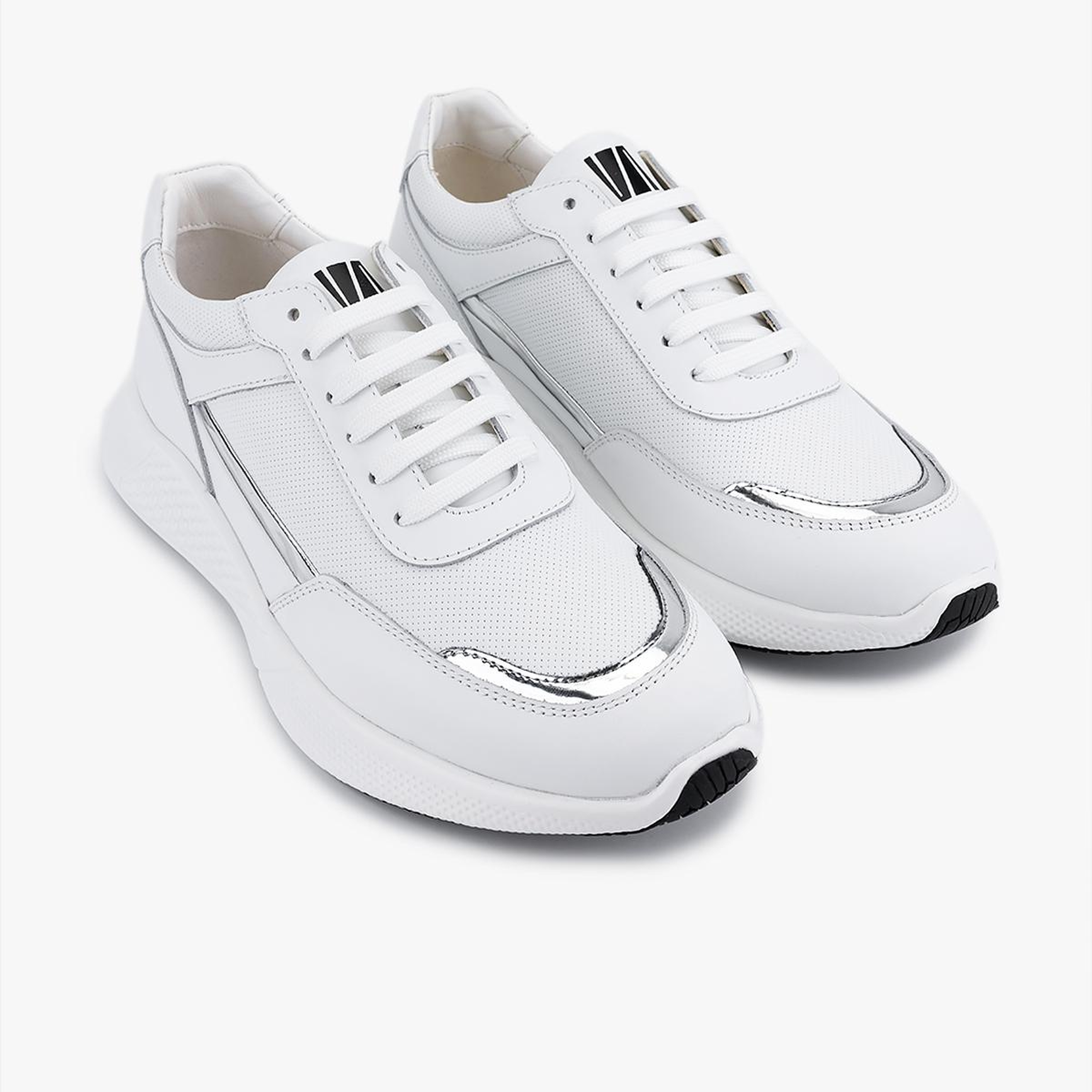 Valmenti Erkek Hakiki Deri Beyaz Sneakers & Spor Ayakkabı