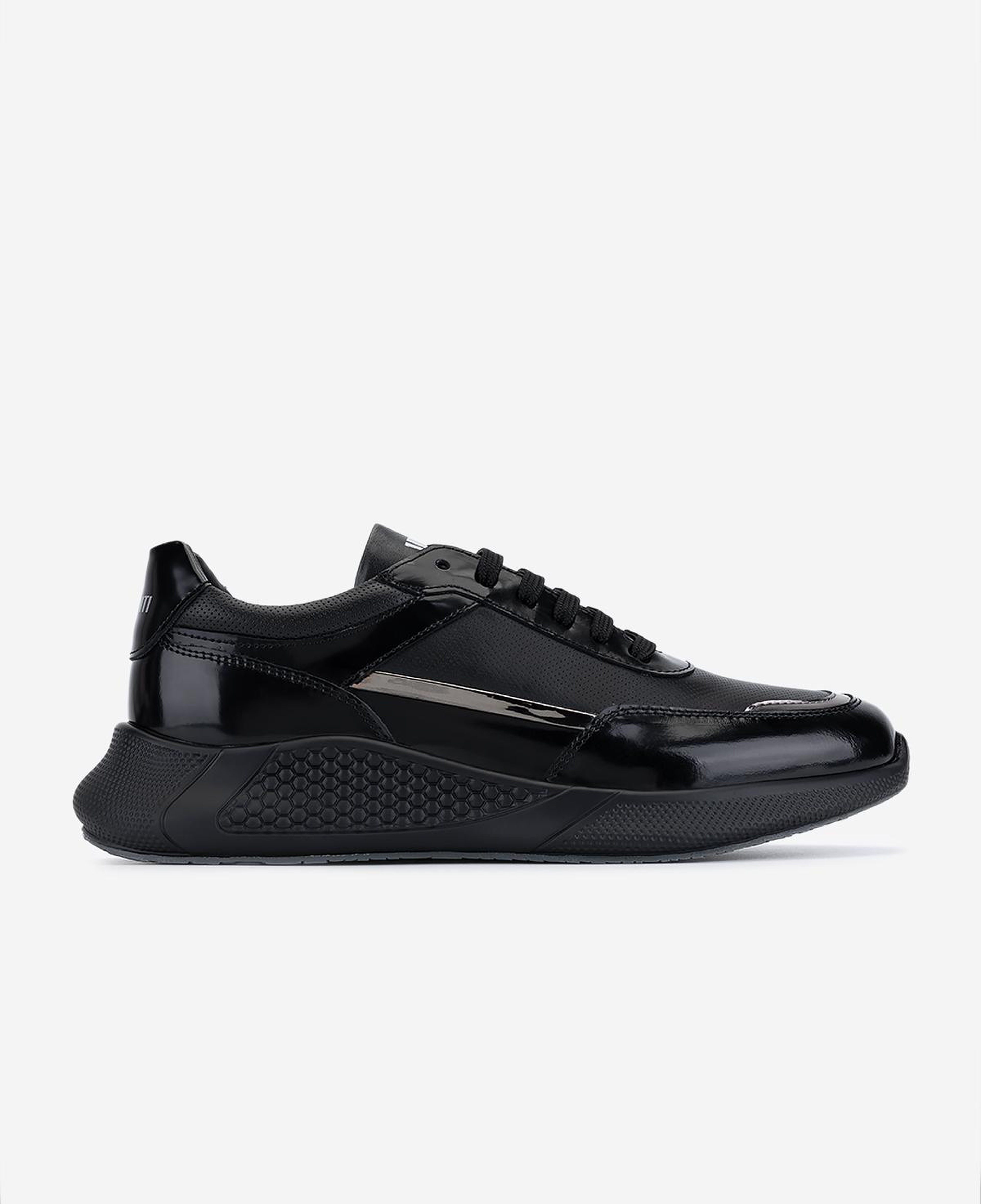 Valmenti Erkek Hakiki Deri Siyah Sneakers & Spor Ayakkabı