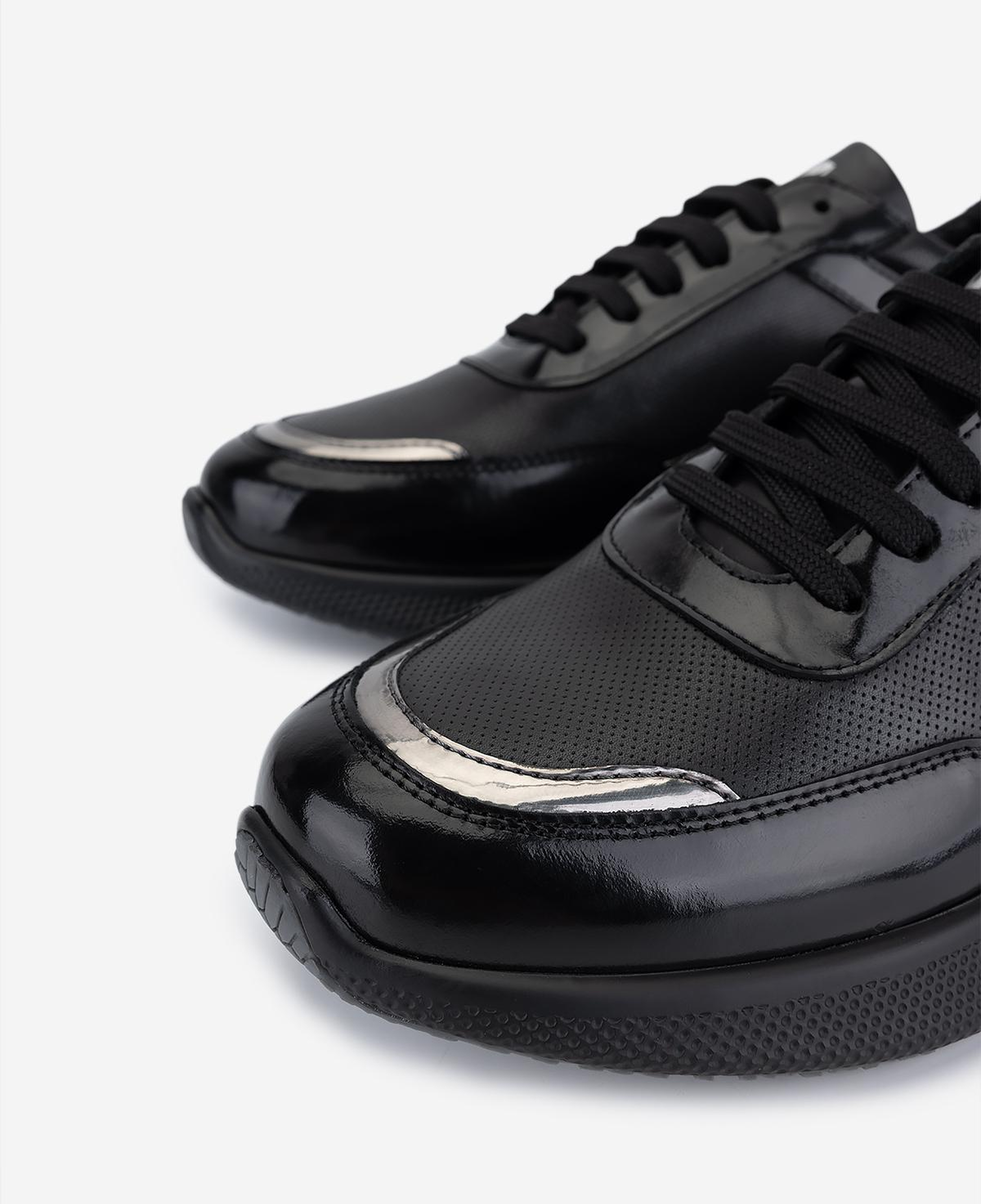 Valmenti Erkek Hakiki Deri Siyah Sneakers & Spor Ayakkabı