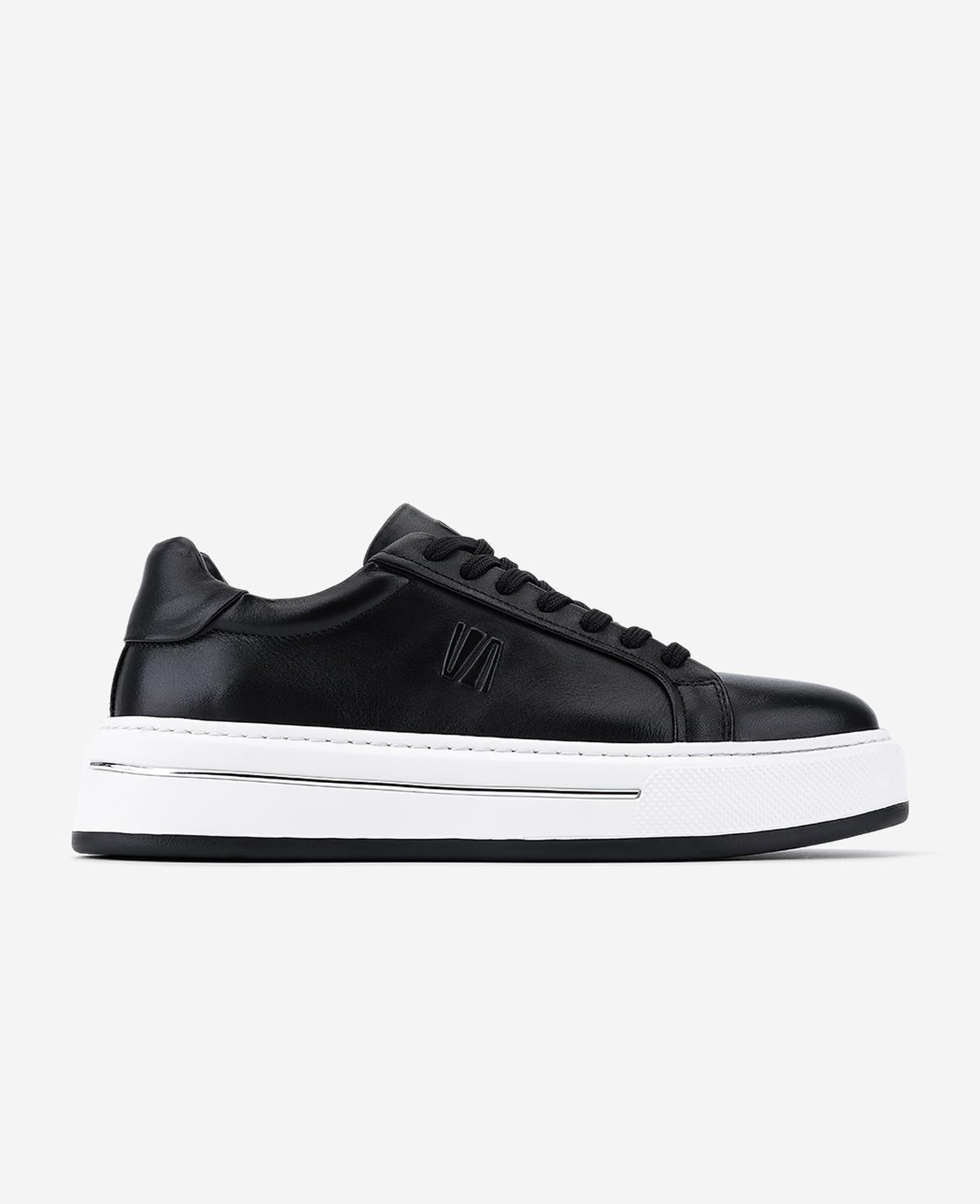 Valmenti Erkek Hakiki Deri Siyah Sneakers & Spor Ayakkabı