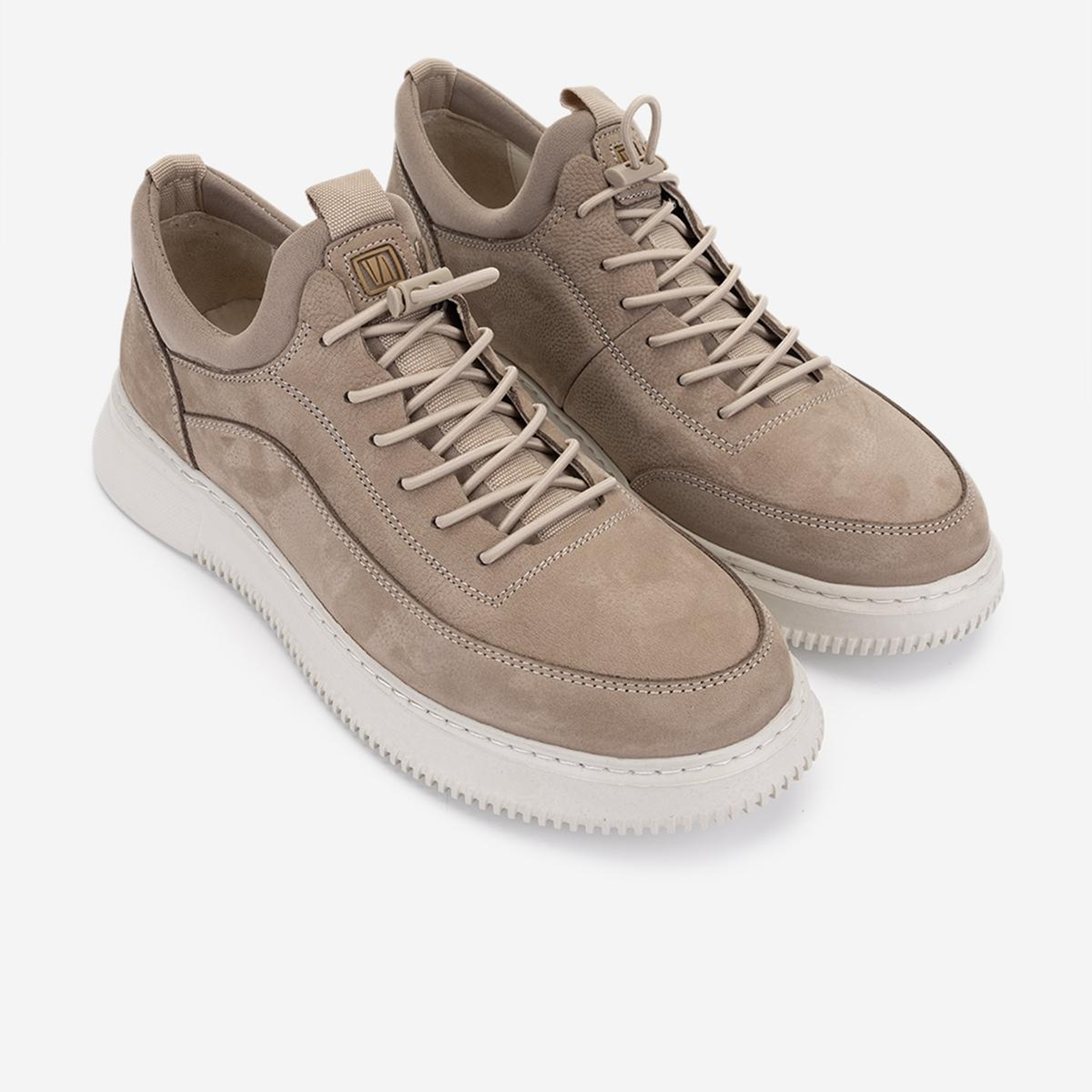 Valmenti Erkek Hakiki Deri Vizon Nubuk Sneakers & Spor Ayakkabı