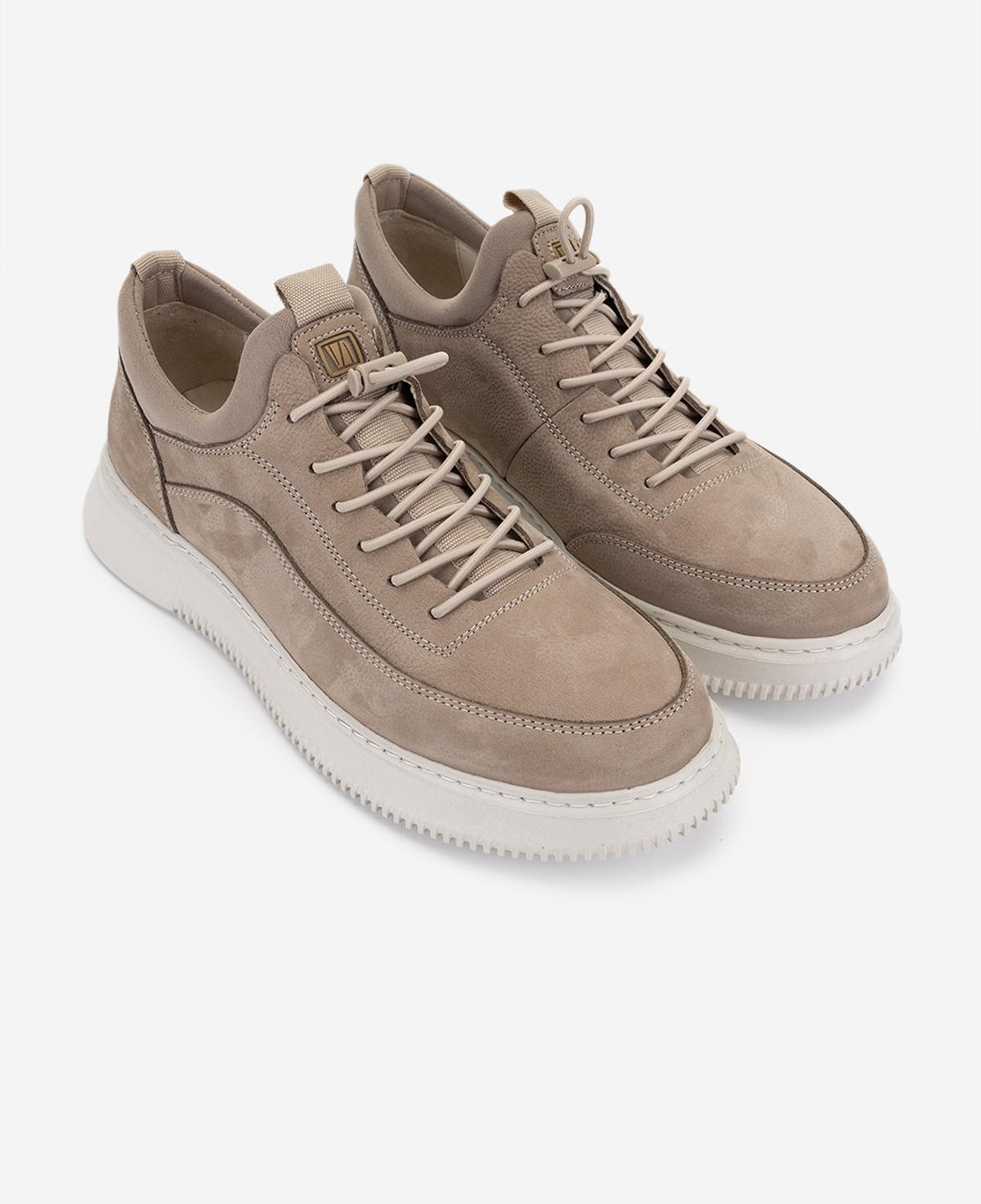 Valmenti Erkek Hakiki Deri Vizon Nubuk Sneakers & Spor Ayakkabı