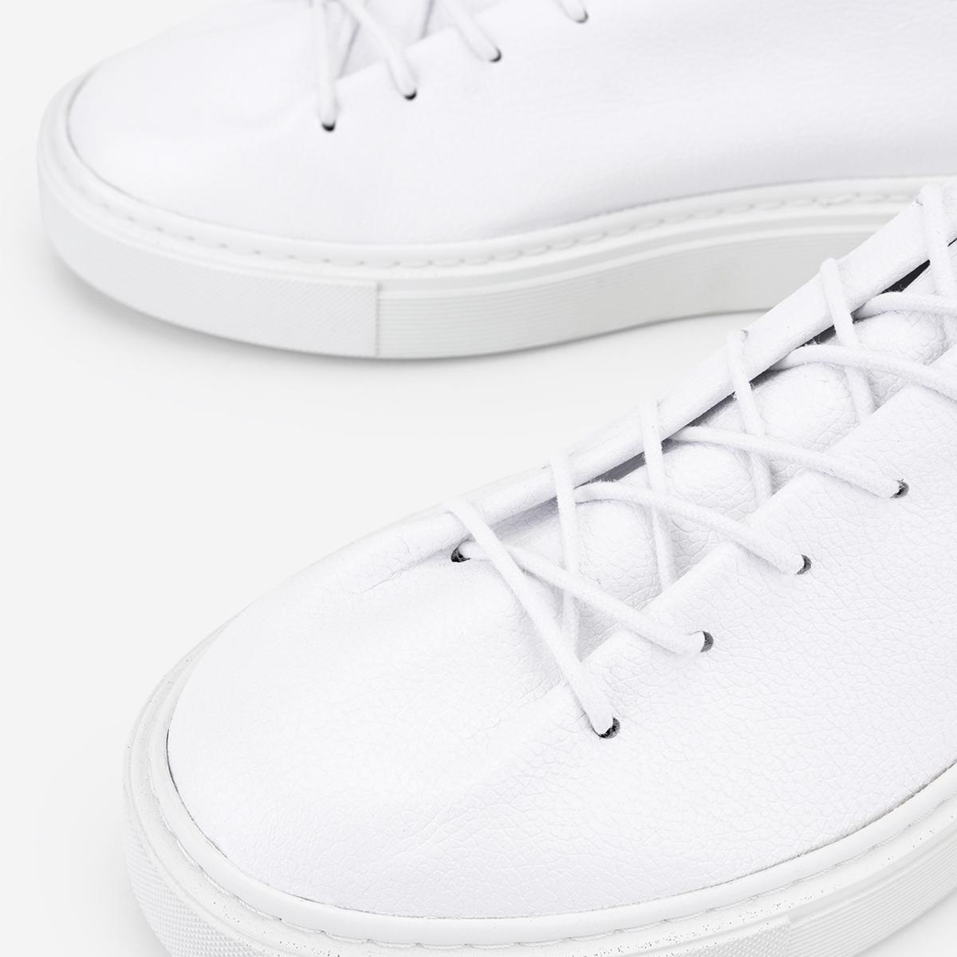Valmenti Erkek Hakiki Deri Beyaz Sneakers & Spor Ayakkabı