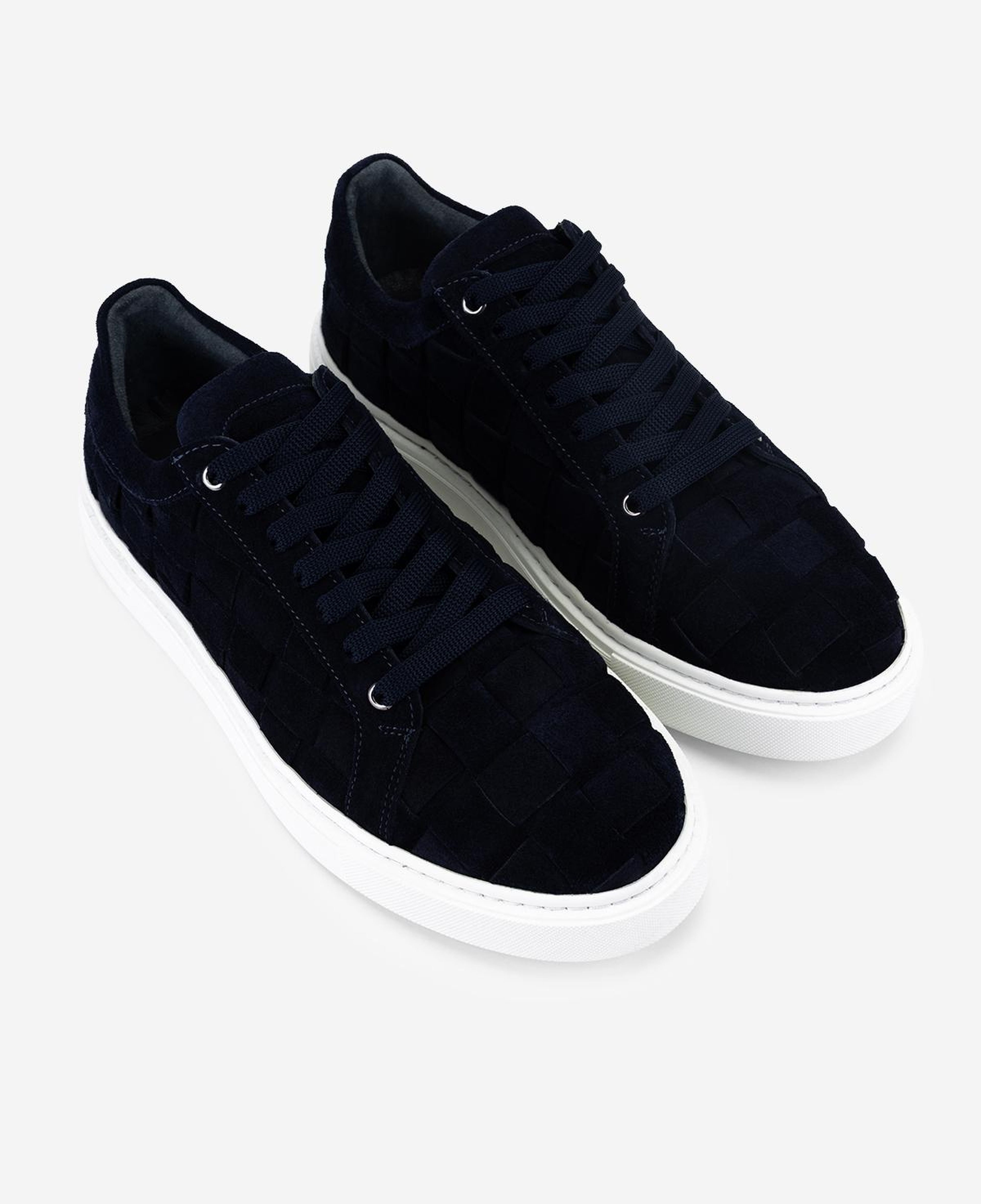 Valmenti Erkek Hakiki Deri Lacivert Süet Sneakers & Spor Ayakkabı