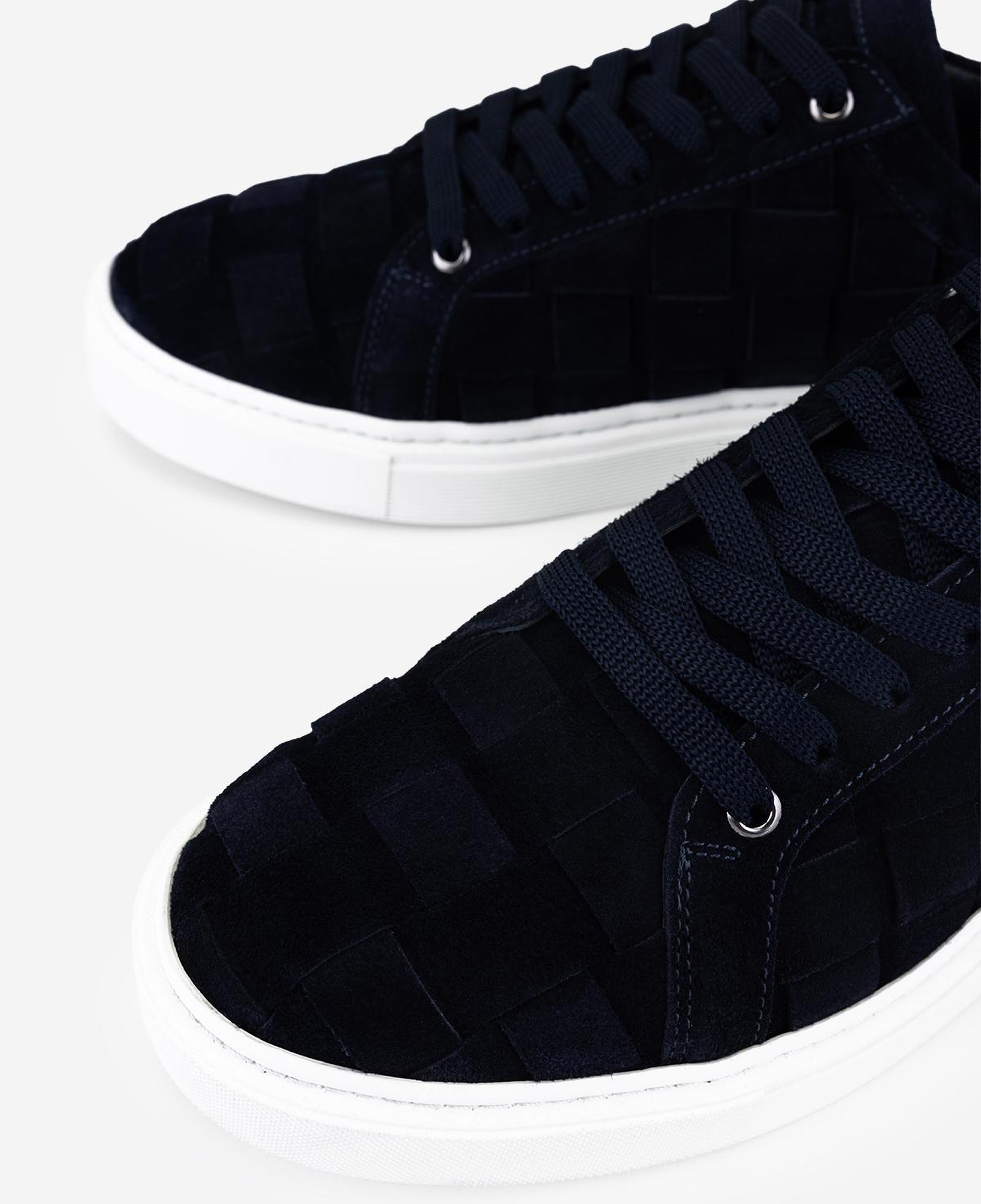 Valmenti Erkek Hakiki Deri Lacivert Süet Sneakers & Spor Ayakkabı