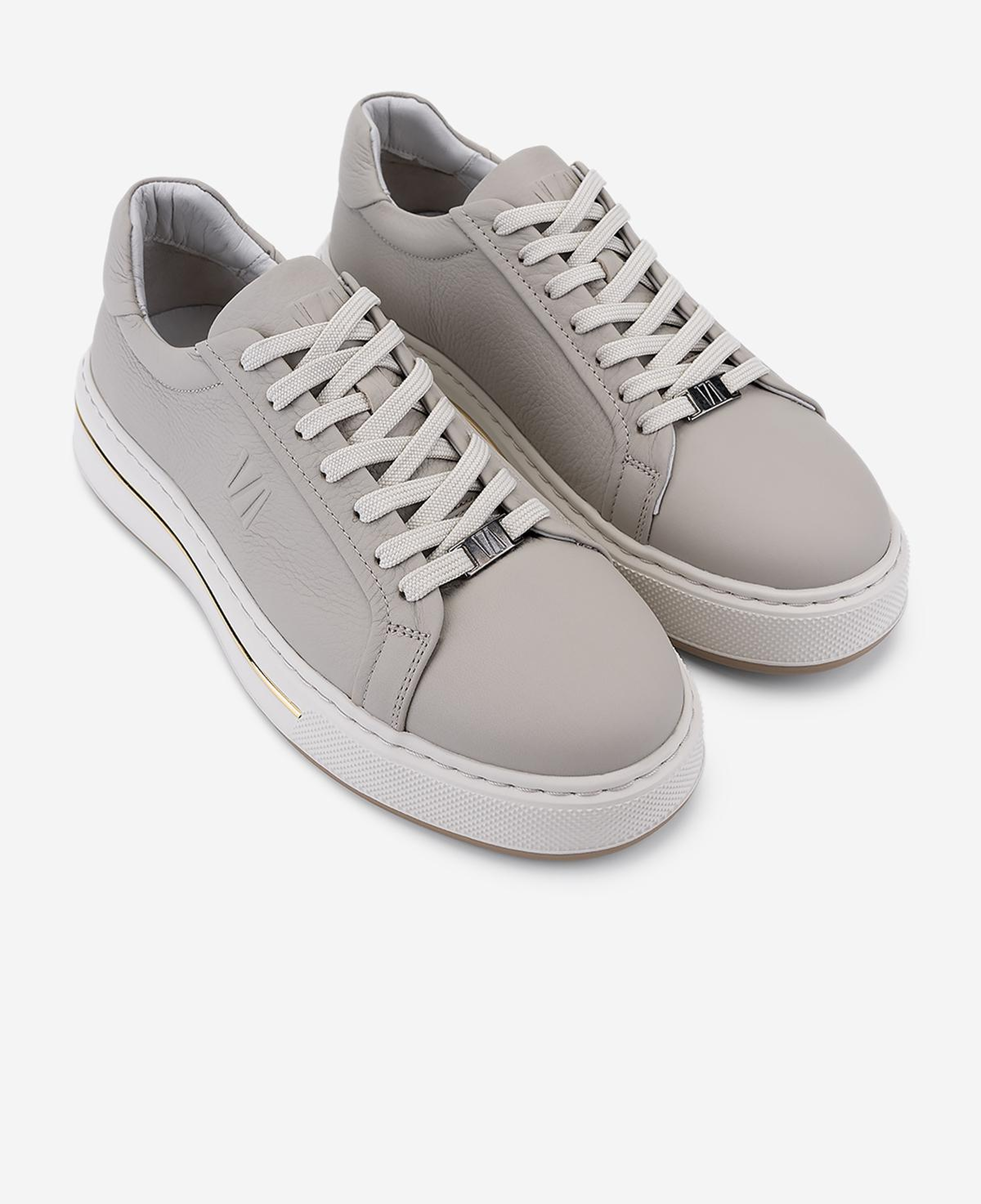 Valmenti Erkek Hakiki Deri Gri Sneakers & Spor Ayakkabı