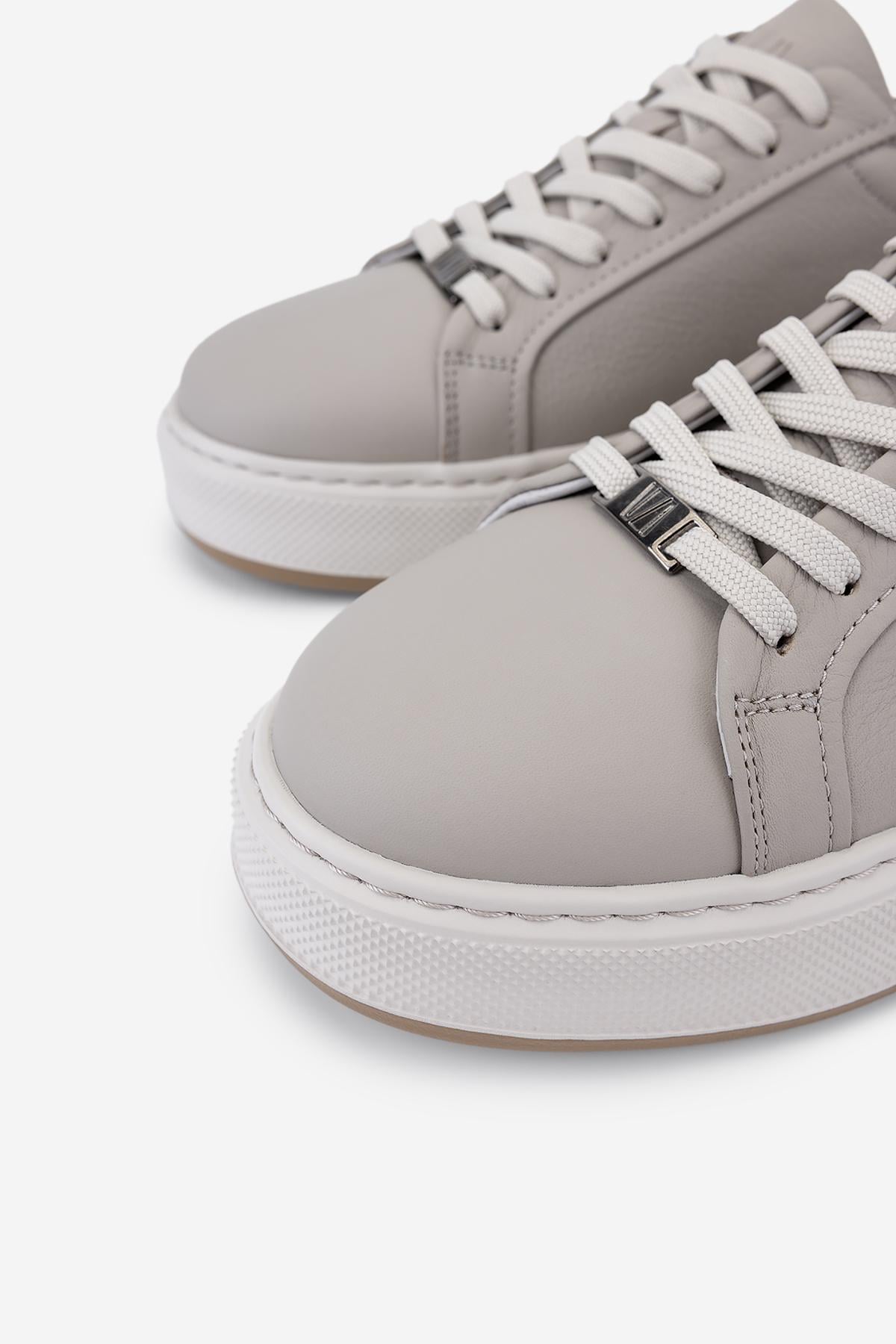 Valmenti Erkek Hakiki Deri Gri Sneakers & Spor Ayakkabı