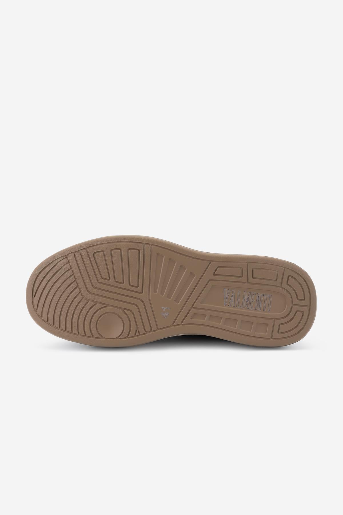 Valmenti Erkek Hakiki Deri Gri Sneakers & Spor Ayakkabı