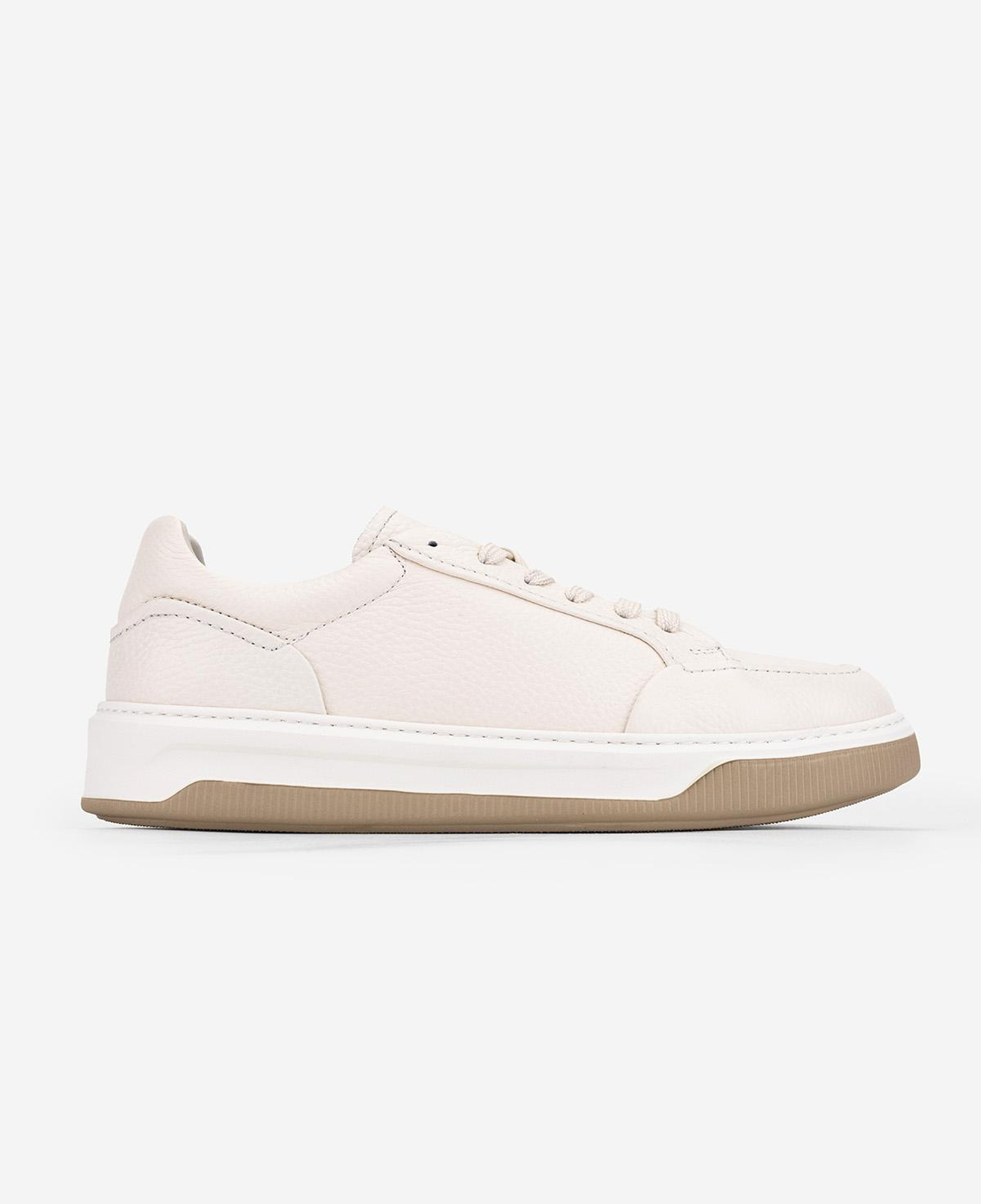 Valmenti Erkek Hakiki Deri Fildişi Sneakers & Spor Ayakkabı