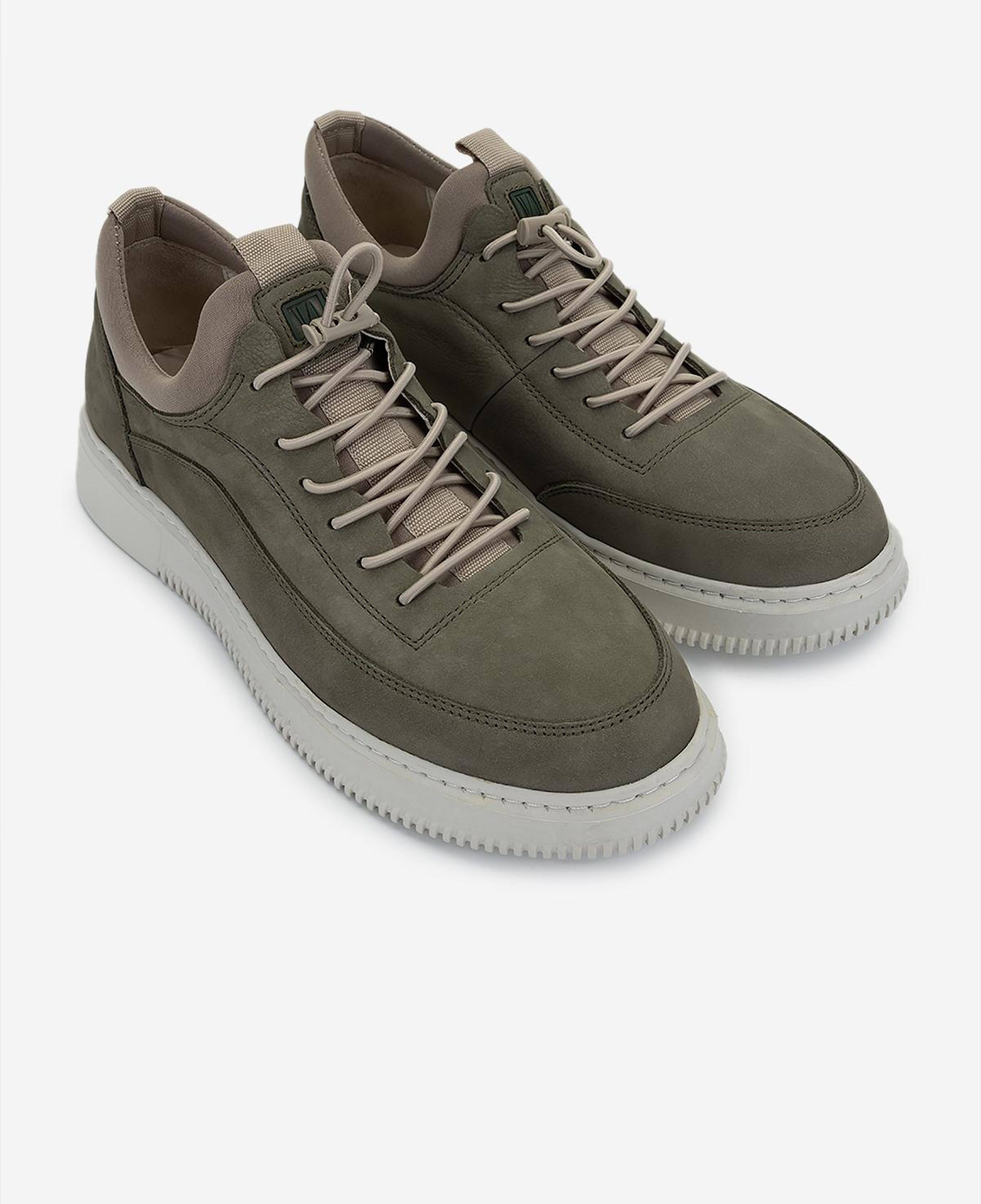 Valmenti Erkek Hakiki Deri Yeşil Nubuk Sneakers & Spor Ayakkabı