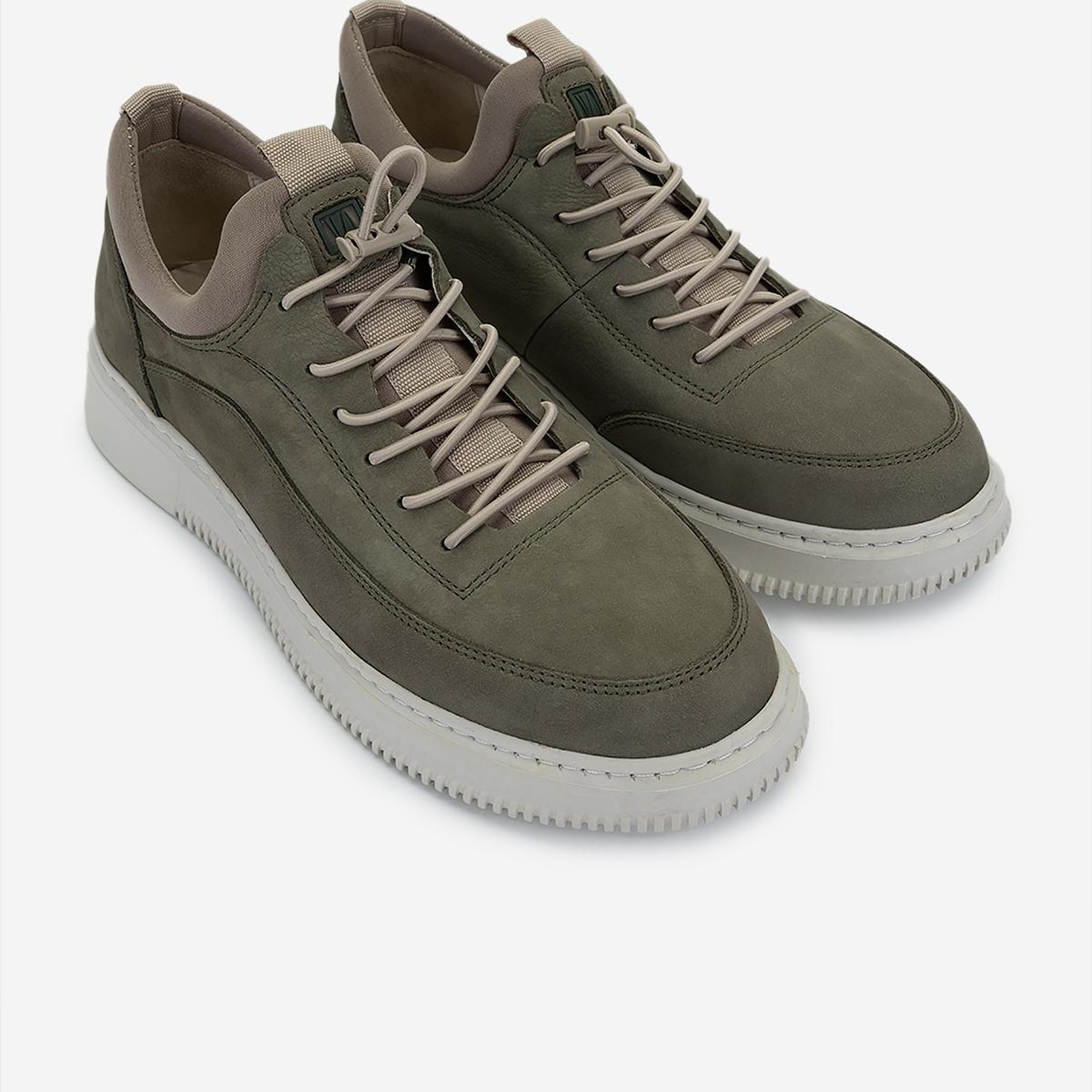 Valmenti Erkek Hakiki Deri Yeşil Nubuk Sneakers & Spor Ayakkabı