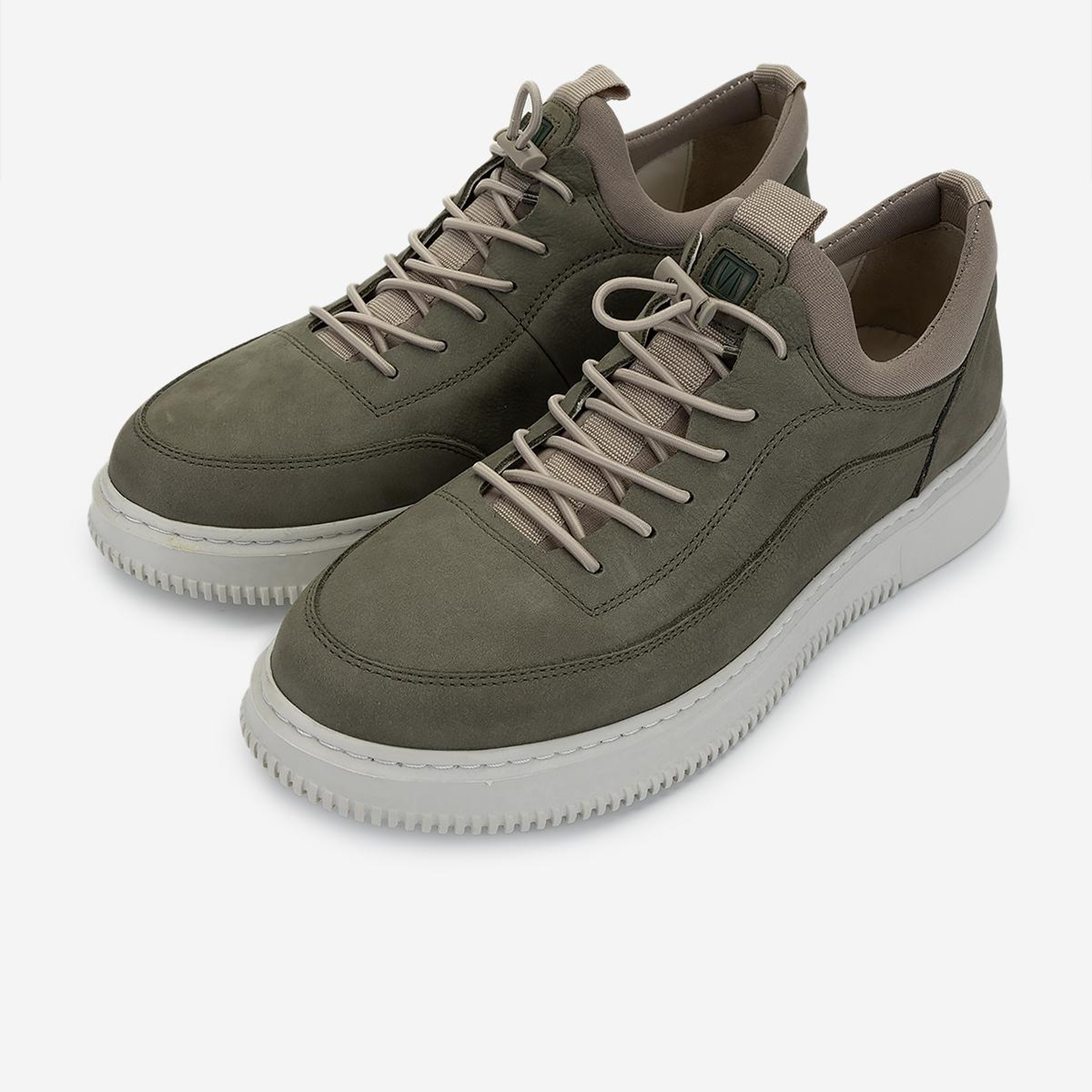 Valmenti Erkek Hakiki Deri Yeşil Nubuk Sneakers & Spor Ayakkabı