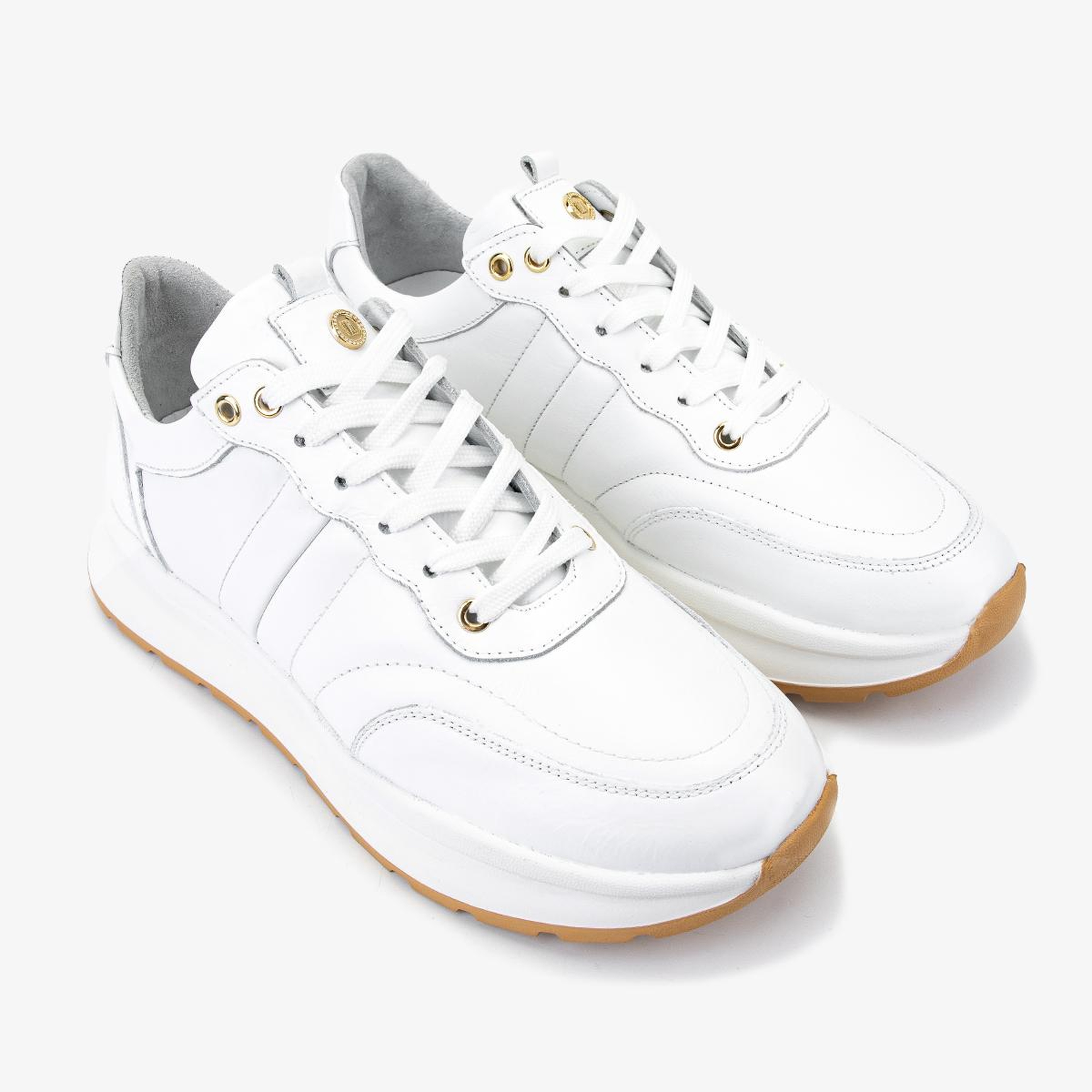 Valmenti Erkek Hakiki Deri Beyaz Sneakers & Spor Ayakkabı