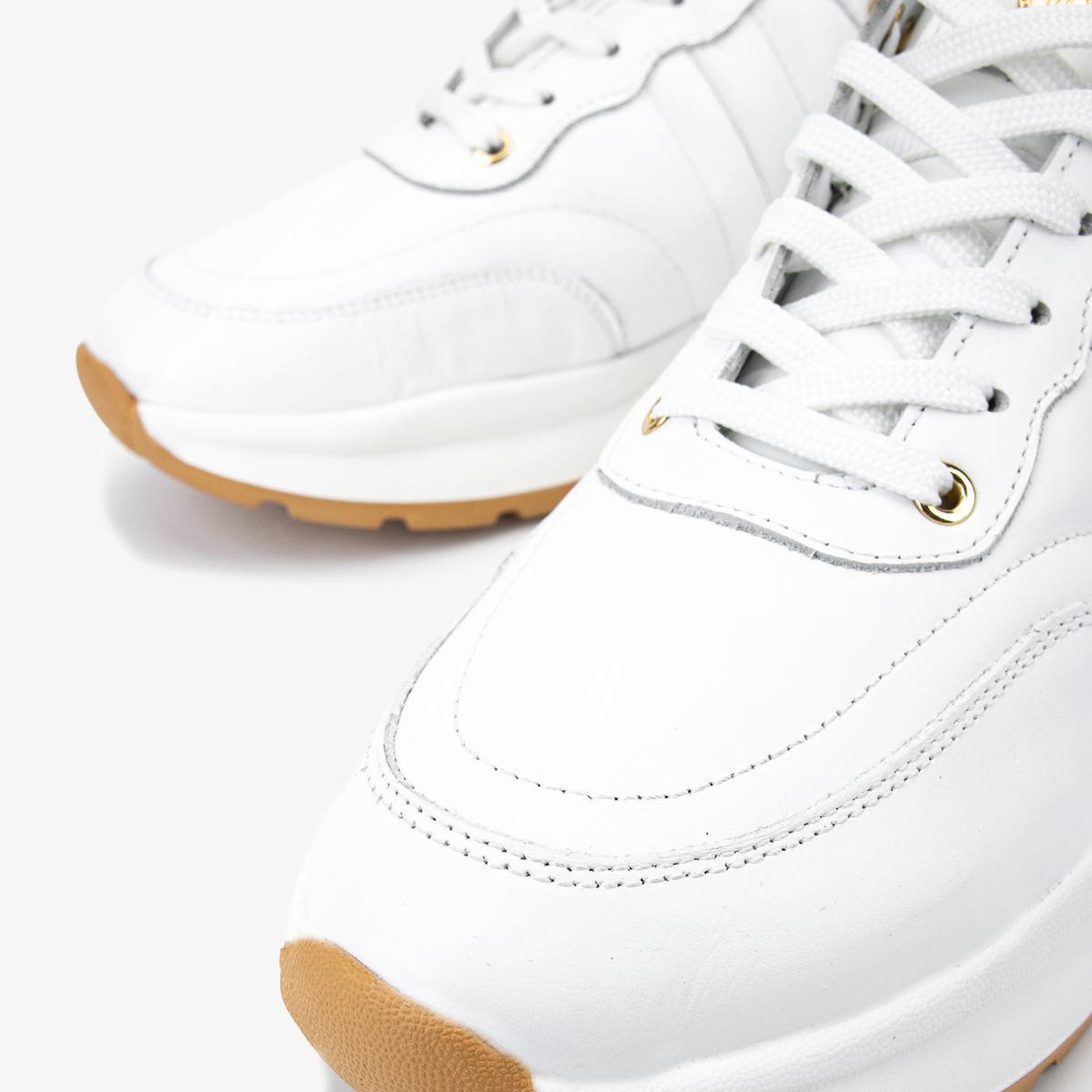 Valmenti Erkek Hakiki Deri Beyaz Sneakers & Spor Ayakkabı