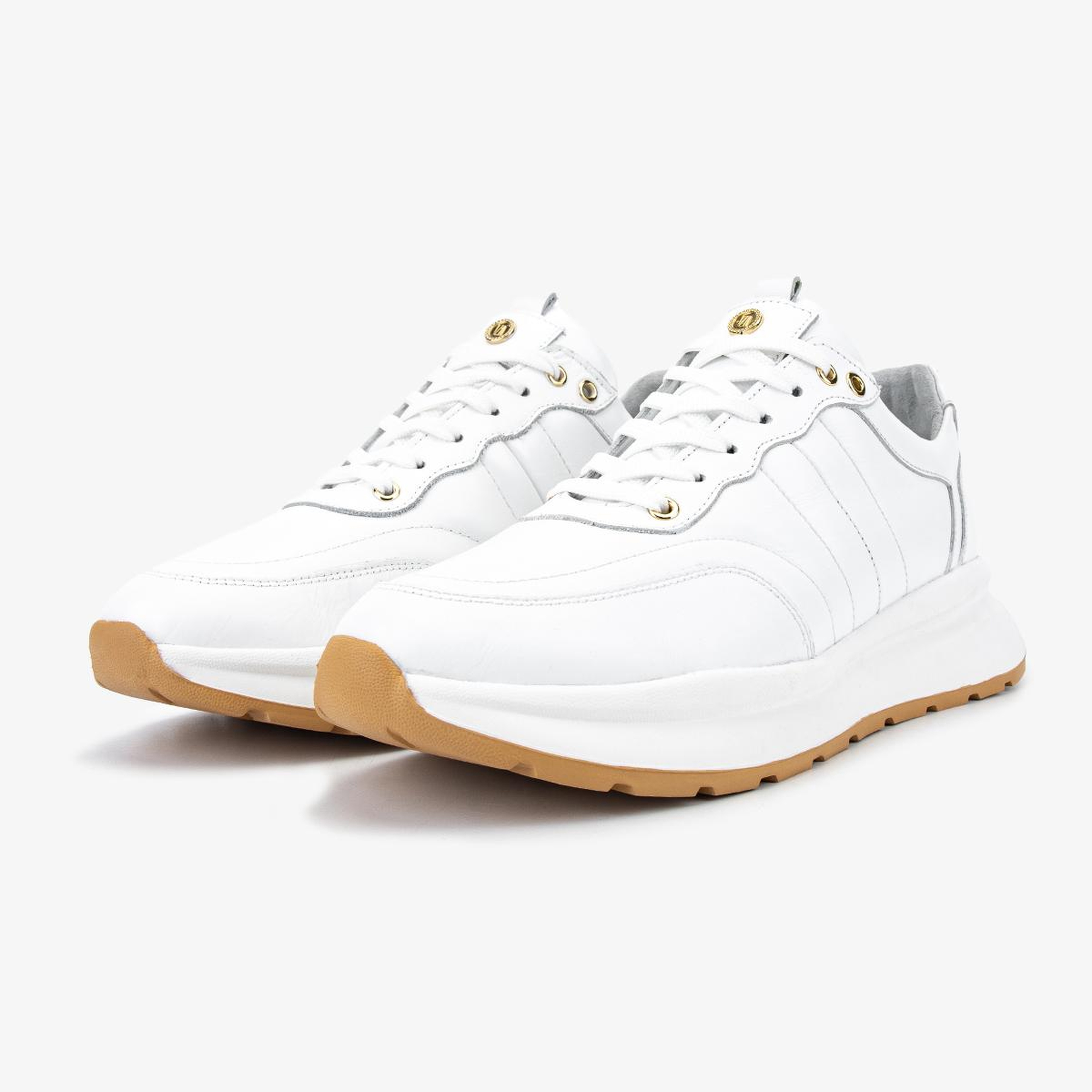 Valmenti Erkek Hakiki Deri Beyaz Sneakers & Spor Ayakkabı