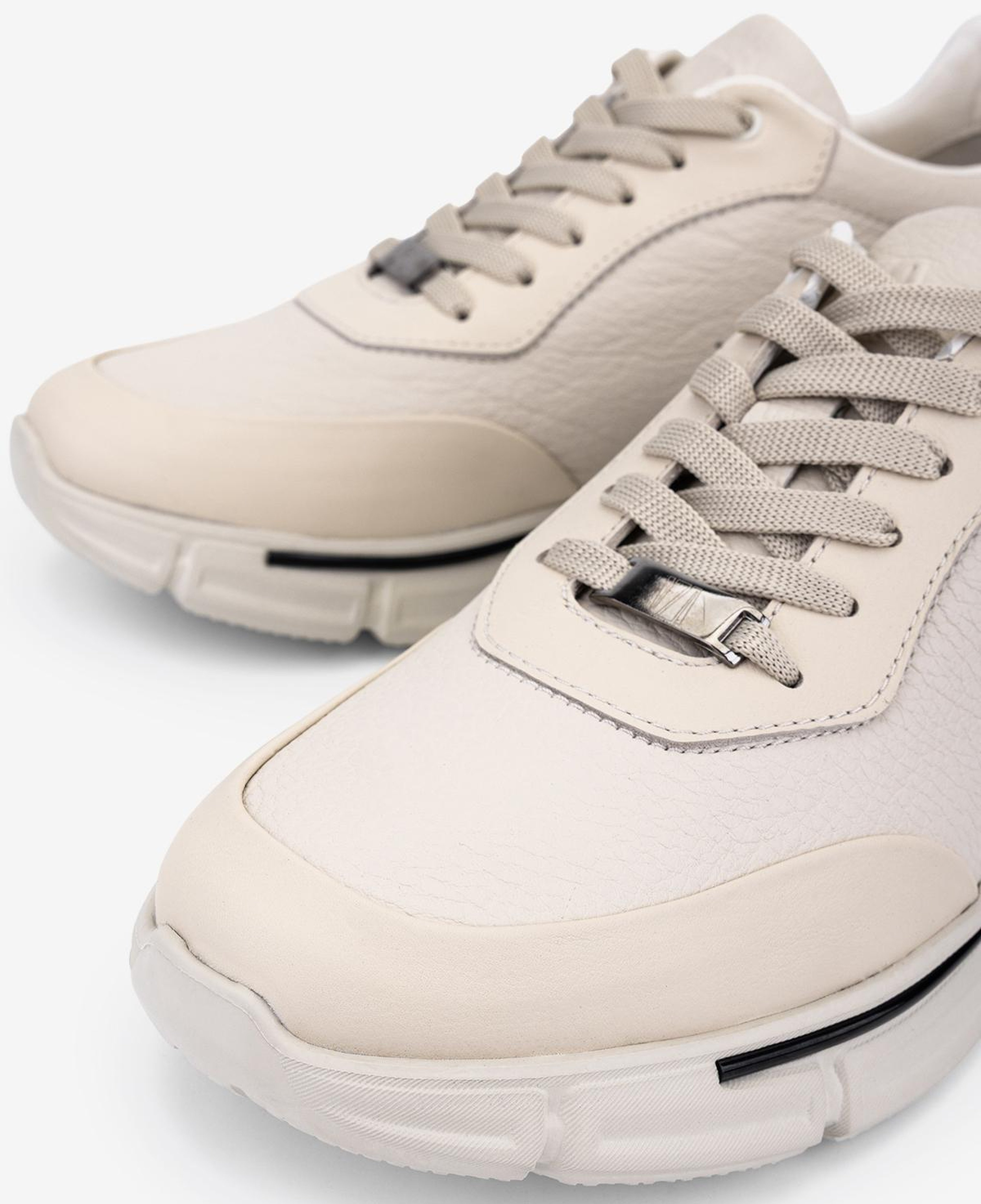 Valmenti Erkek Hakiki Deri Beyaz Sneakers & Spor Ayakkabı