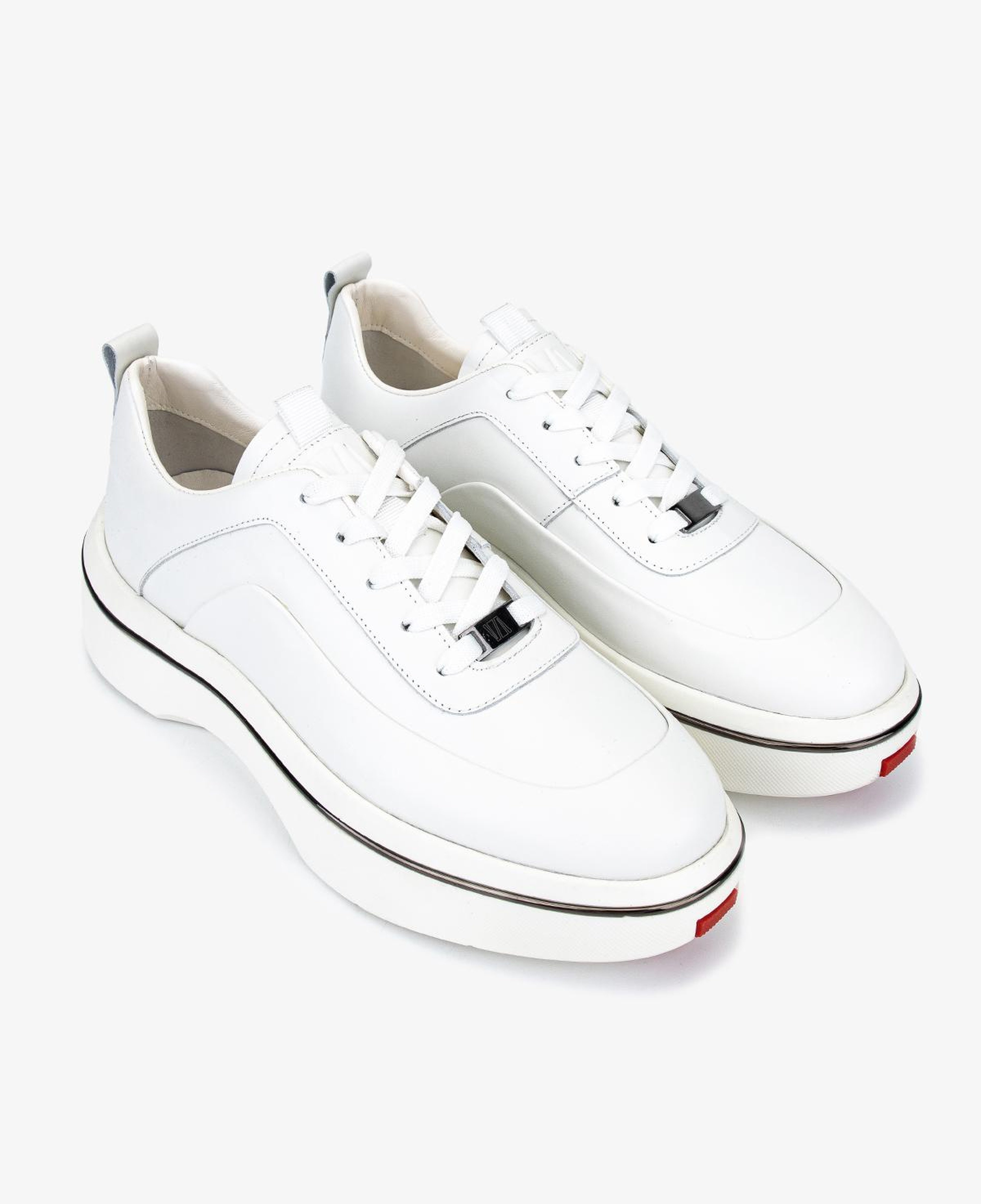 Valmenti Erkek Hakiki Deri Beyaz Sneakers & Spor Ayakkabı