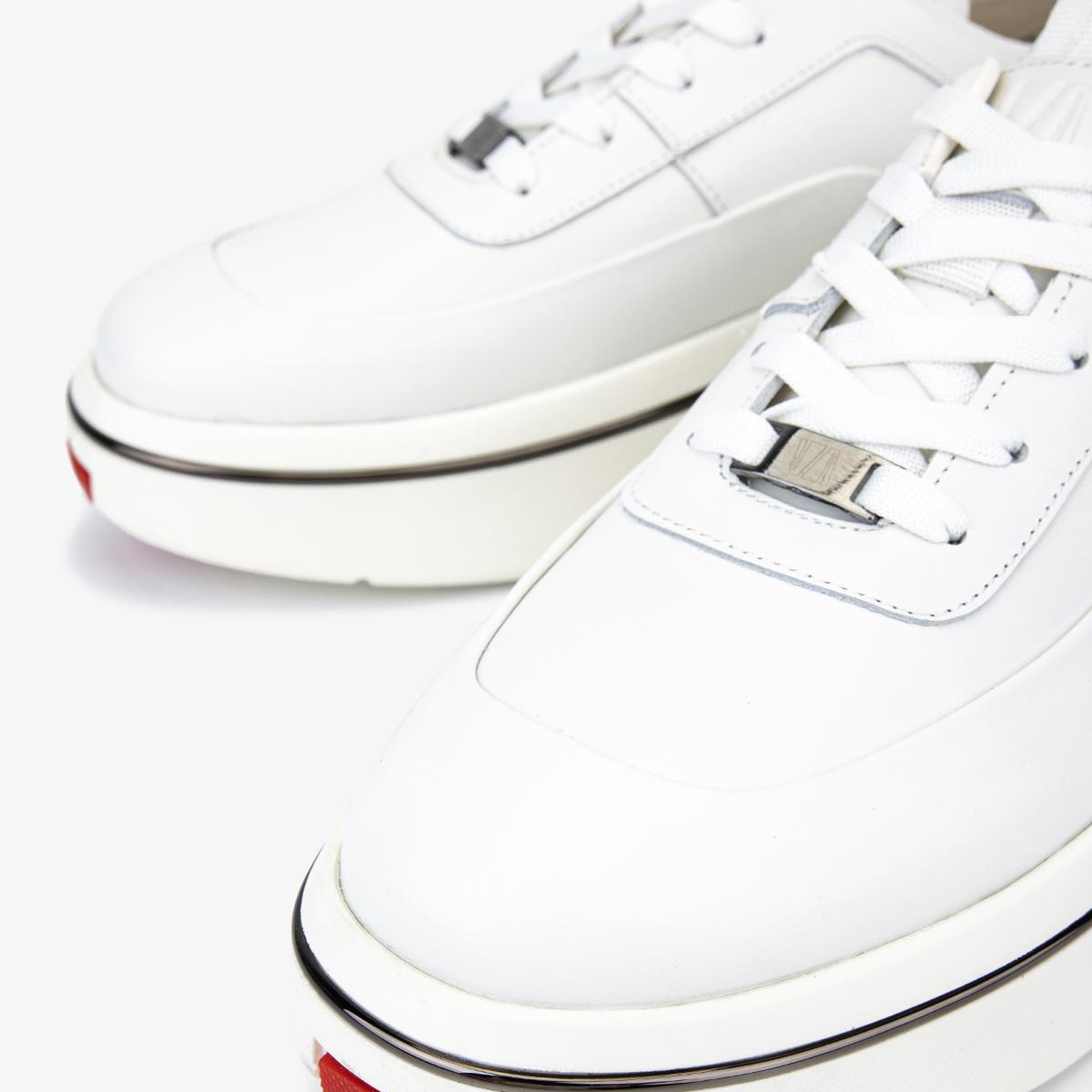 Valmenti Erkek Hakiki Deri Beyaz Sneakers & Spor Ayakkabı