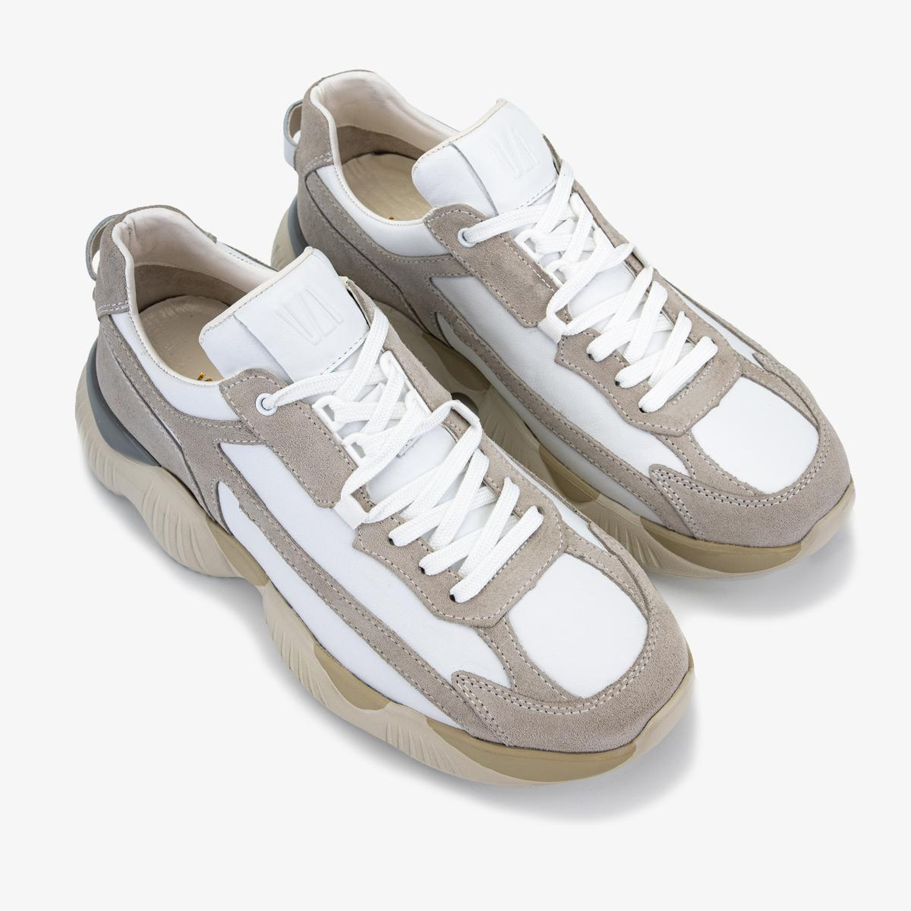 Valmenti Erkek Hakiki Deri Beyaz Sneakers & Spor Ayakkabı