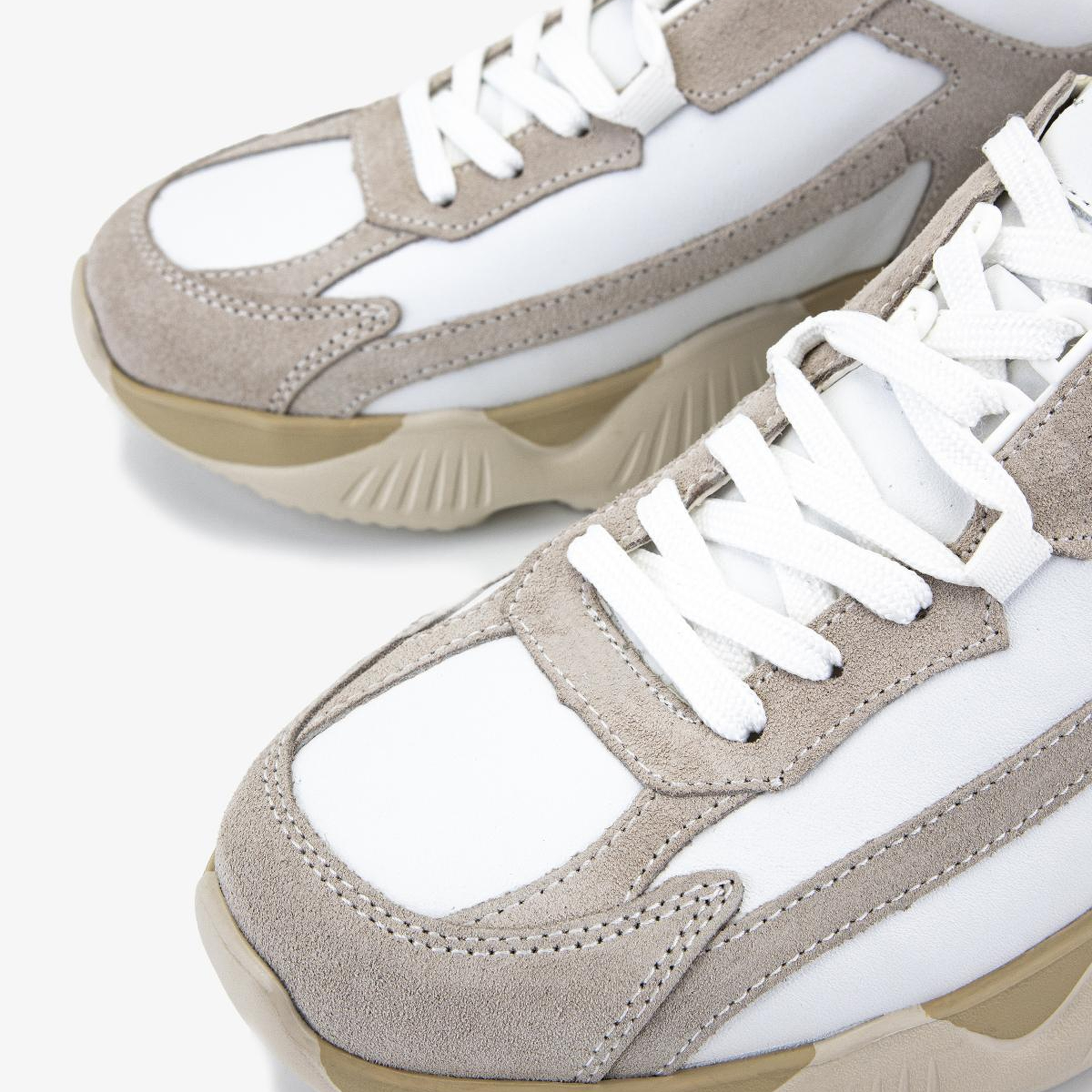 Valmenti Erkek Hakiki Deri Beyaz Sneakers & Spor Ayakkabı
