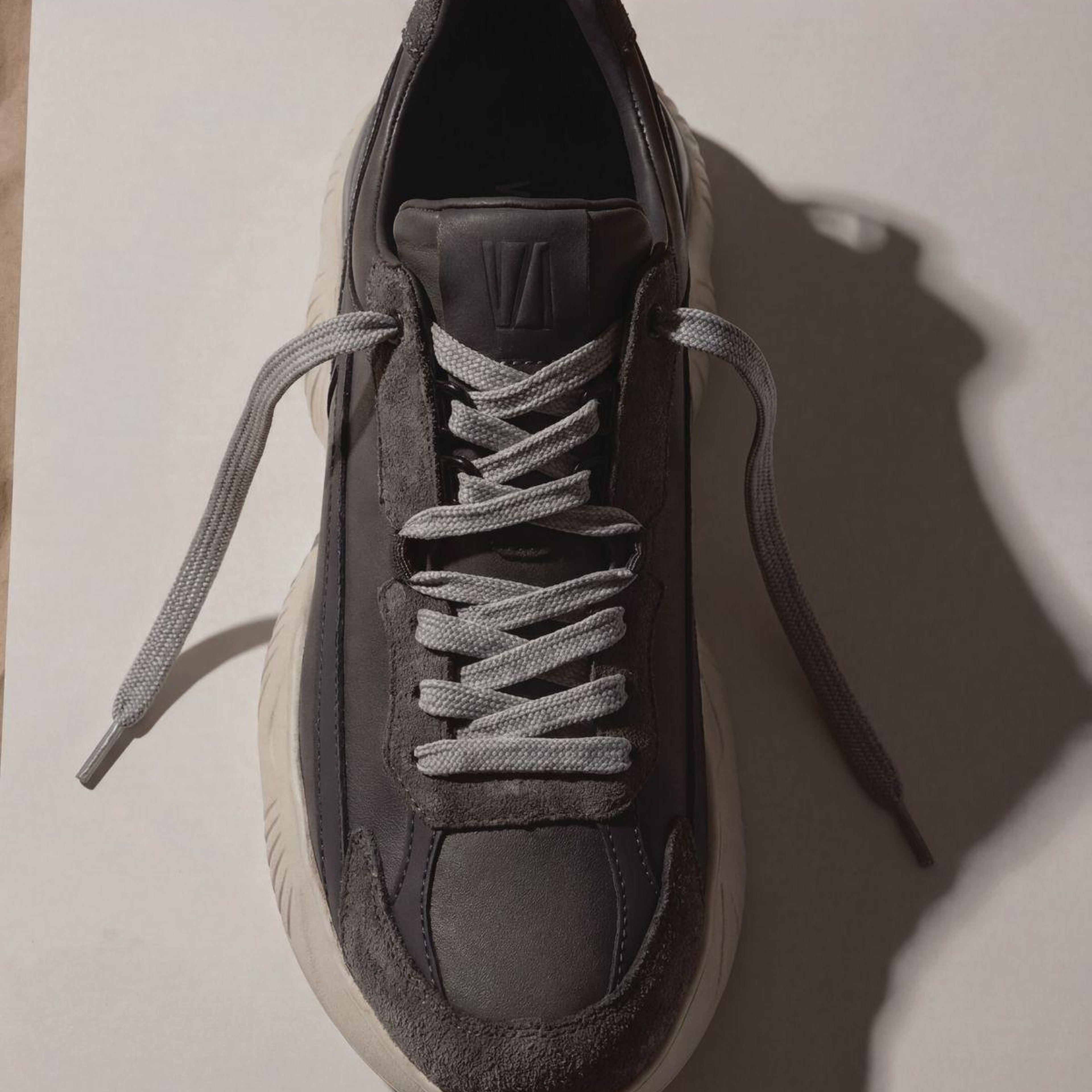 Valmenti Erkek Hakiki Deri Gri Sneakers & Spor Ayakkabı